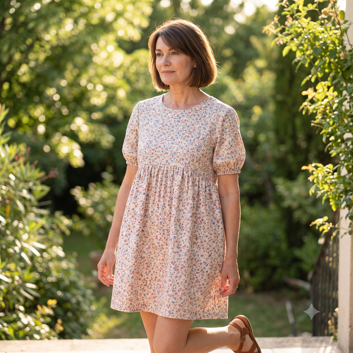 Babydoll Dress Sewing Pattern PDF | Easy Pull-On Dress & Blouse, Puff Sleeves, Under-Bust Gathers | Sizes XS-XXL | Beginner | Instant Download