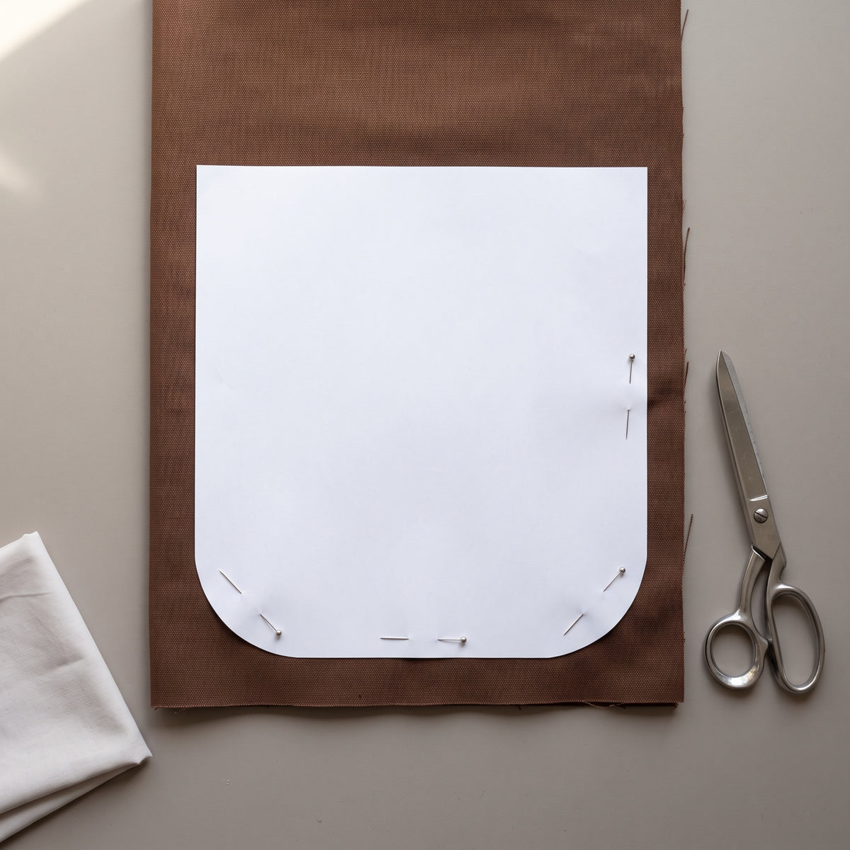 Shoulder Bag PDF Sewing Pattern | Baguette Handbag with Two Flap Pockets, Lined, 2-3 Hours | A4