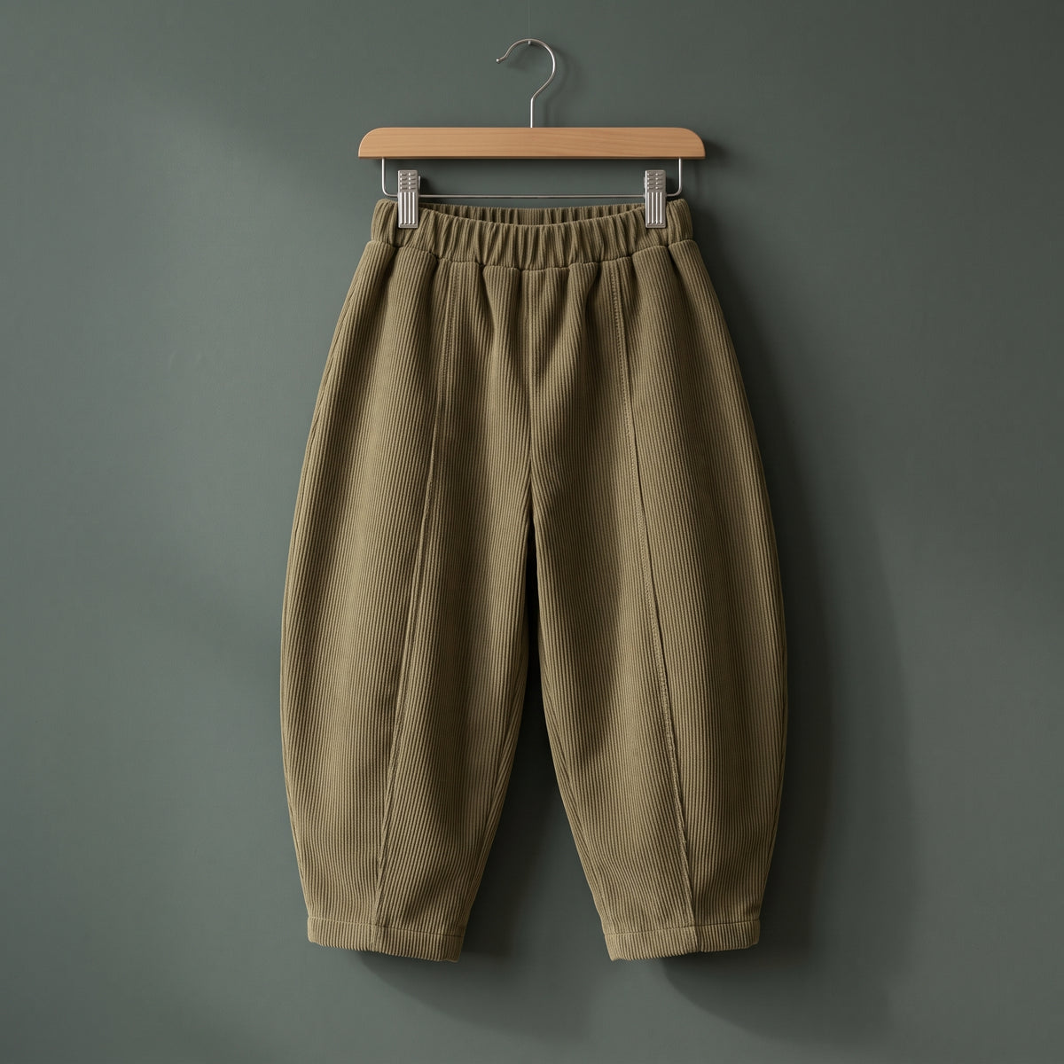 Kids Barrel Leg Trousers Sewing Pattern PDF | Unisex Pull-On Pants, 8 Sizes 80-150 cm | A4, A0 & Projector