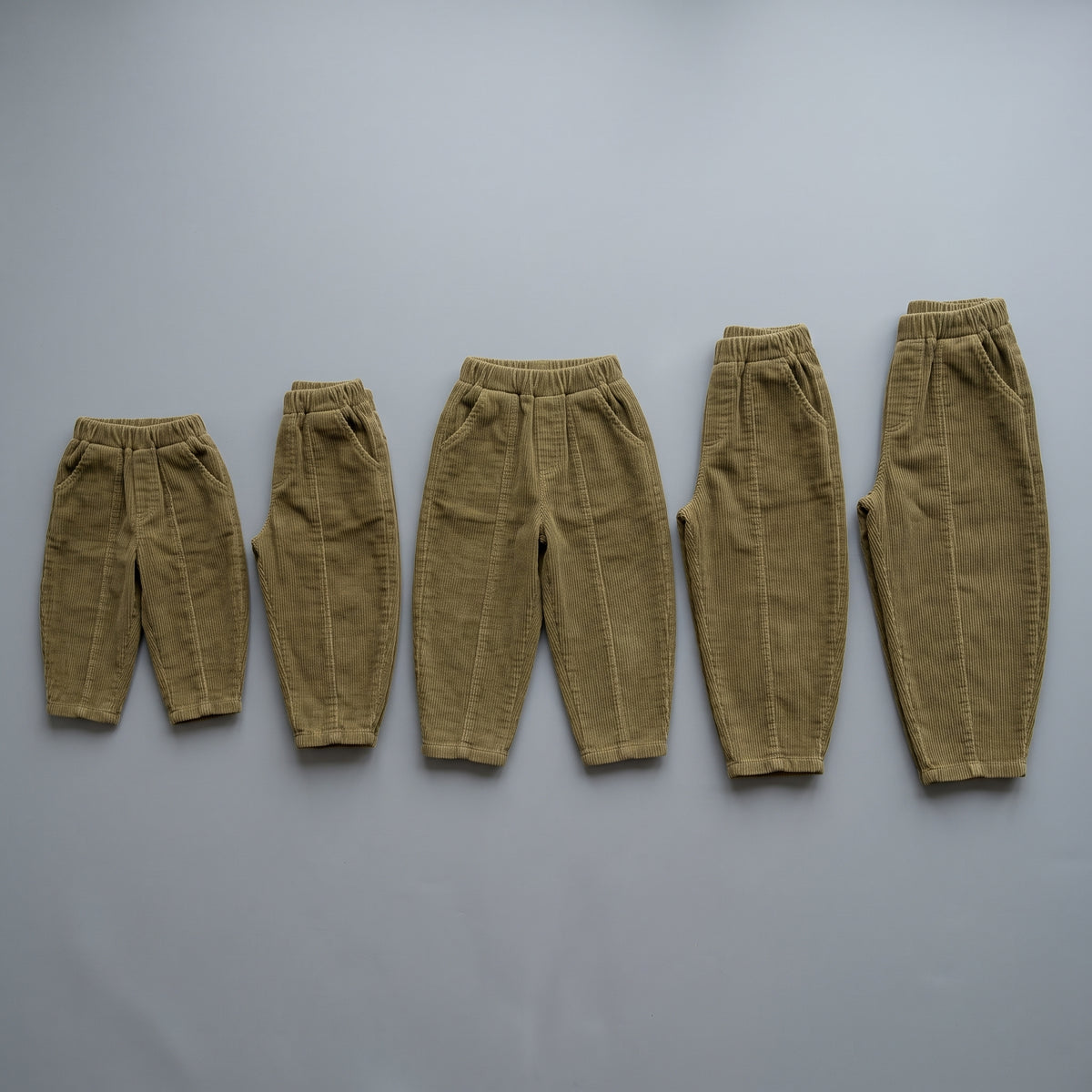Kids Barrel Leg Trousers Sewing Pattern PDF | Unisex Pull-On Pants, 8 Sizes 80-150 cm | A4, A0 & Projector