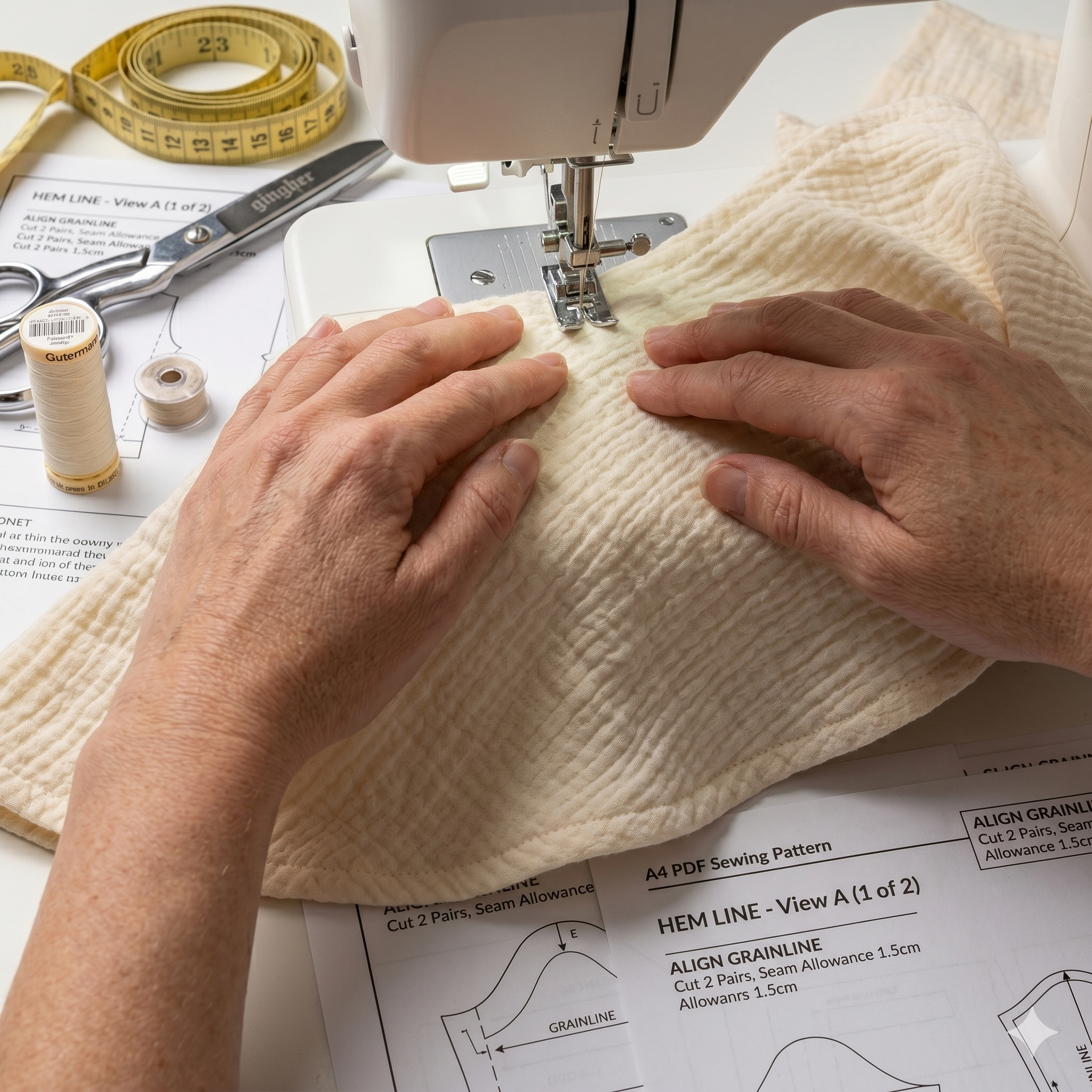Oversized Boat Neck Blouse — Sewing Pattern (PDF) | Bell Sleeve Summer Top
