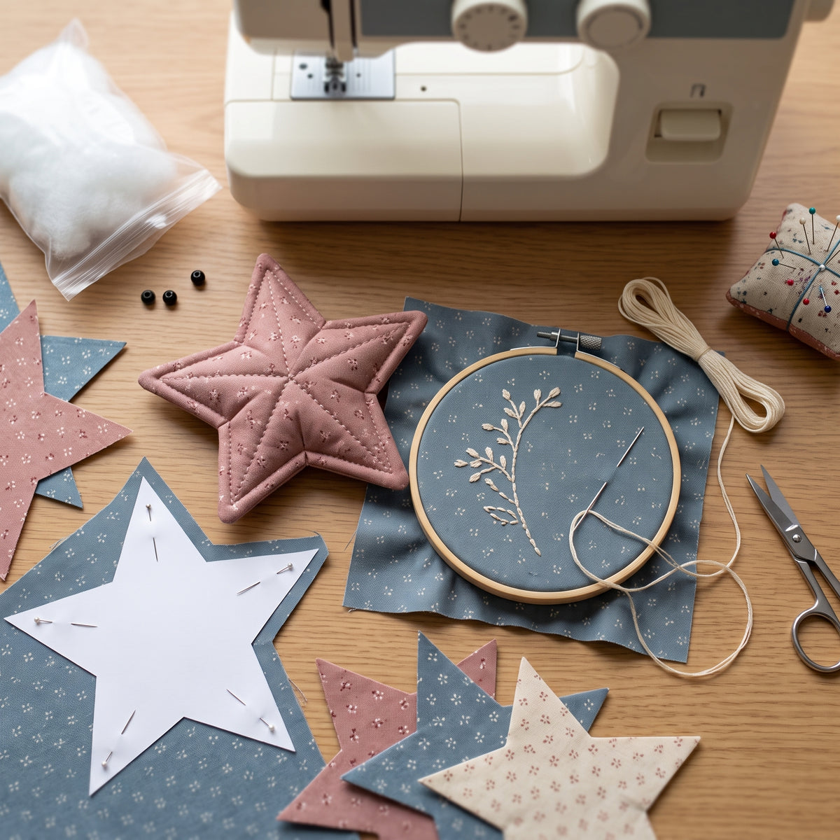 Snowman Door Hanger Sewing Pattern | Quilted Winter Star Wall Hanging, 18.5 inch | No Paper Piecing | 6 Colorways | PDF Download
