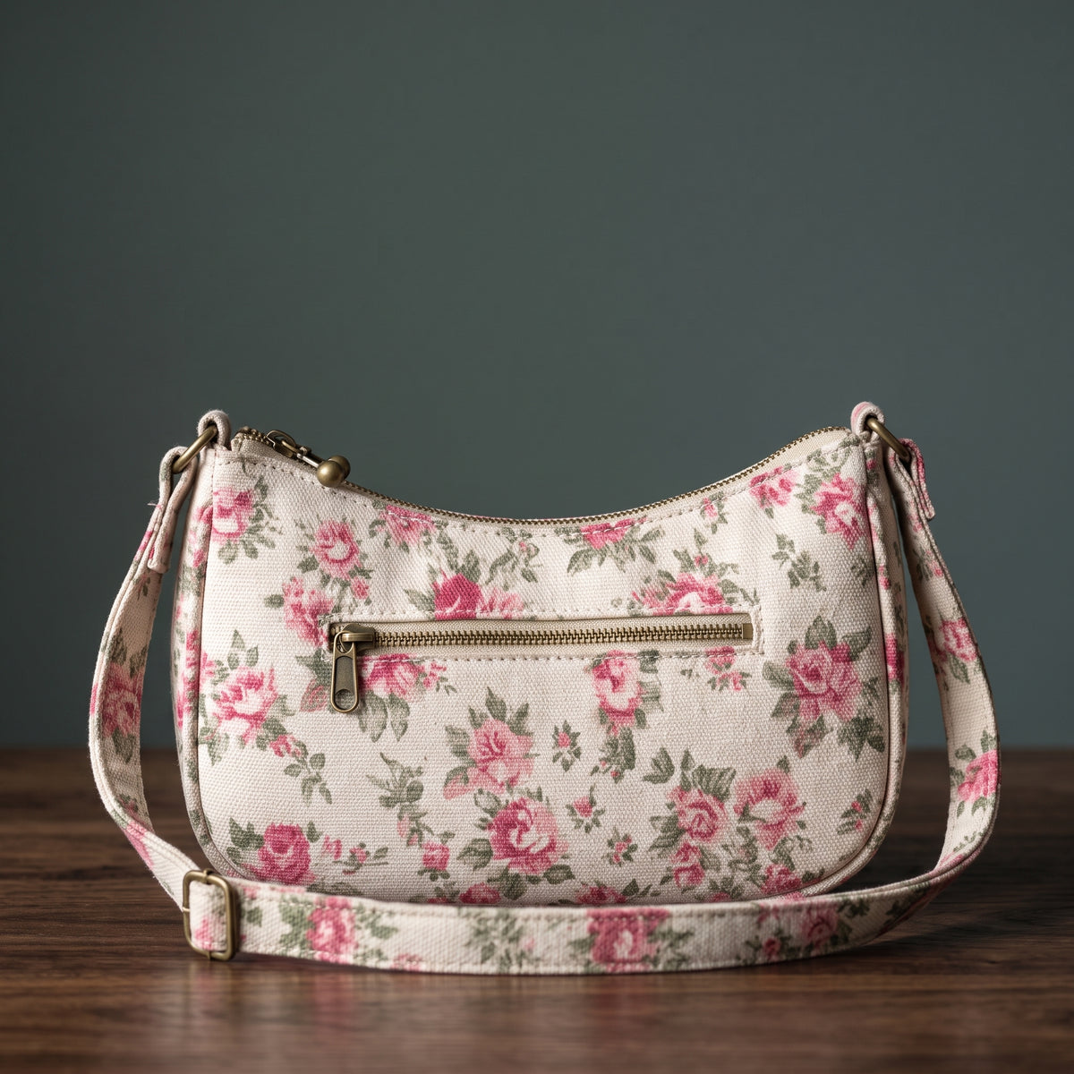 Crescent Bag Sewing Pattern PDF | Crossbody Shoulder Bag with Zip Pocket | A4, A0 Copyshop & Layered Files