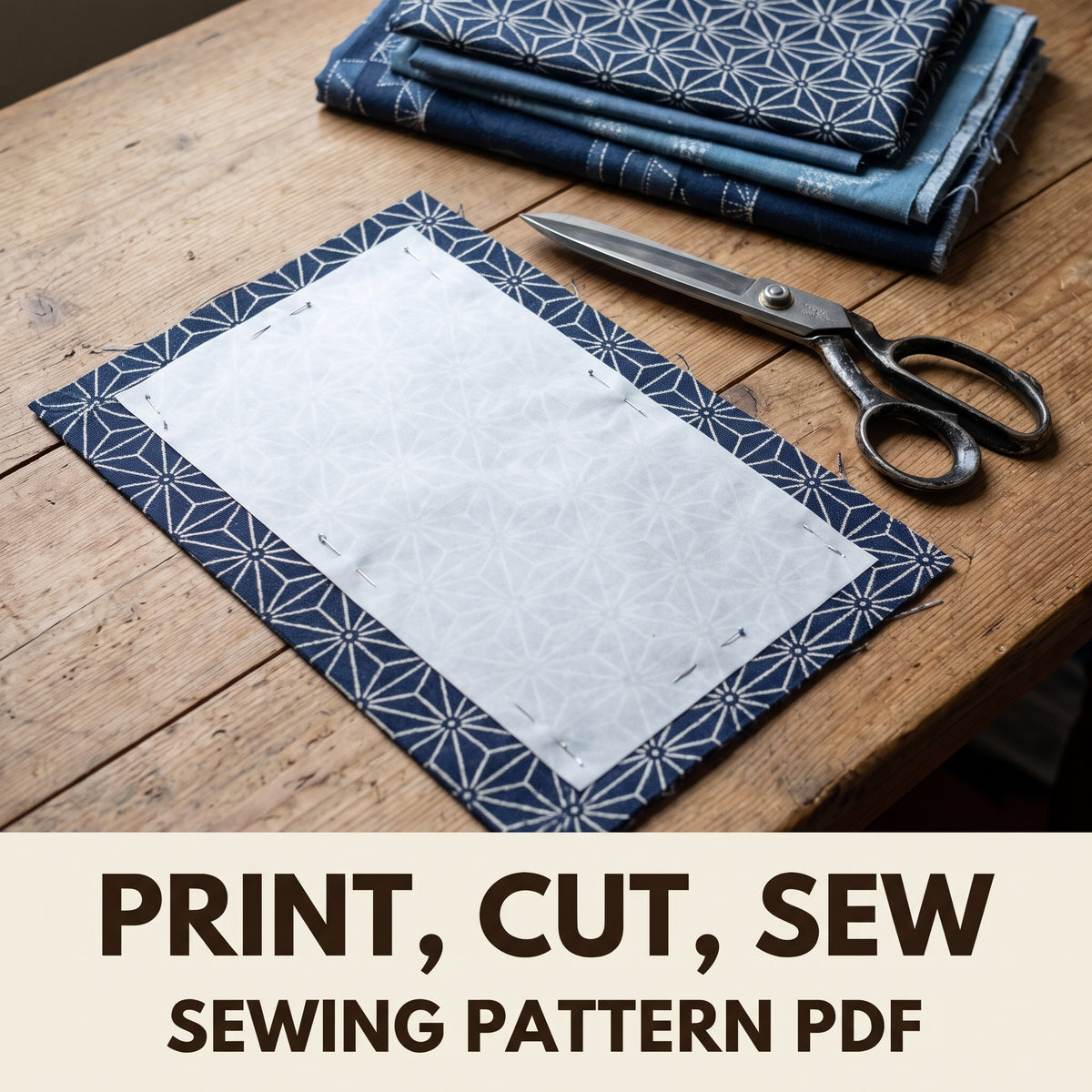 Crossbody Bag Sewing Pattern PDF, 4 Sizes Small to Extra Large, Square Bottom Fabric Bag with Magnetic Clasp