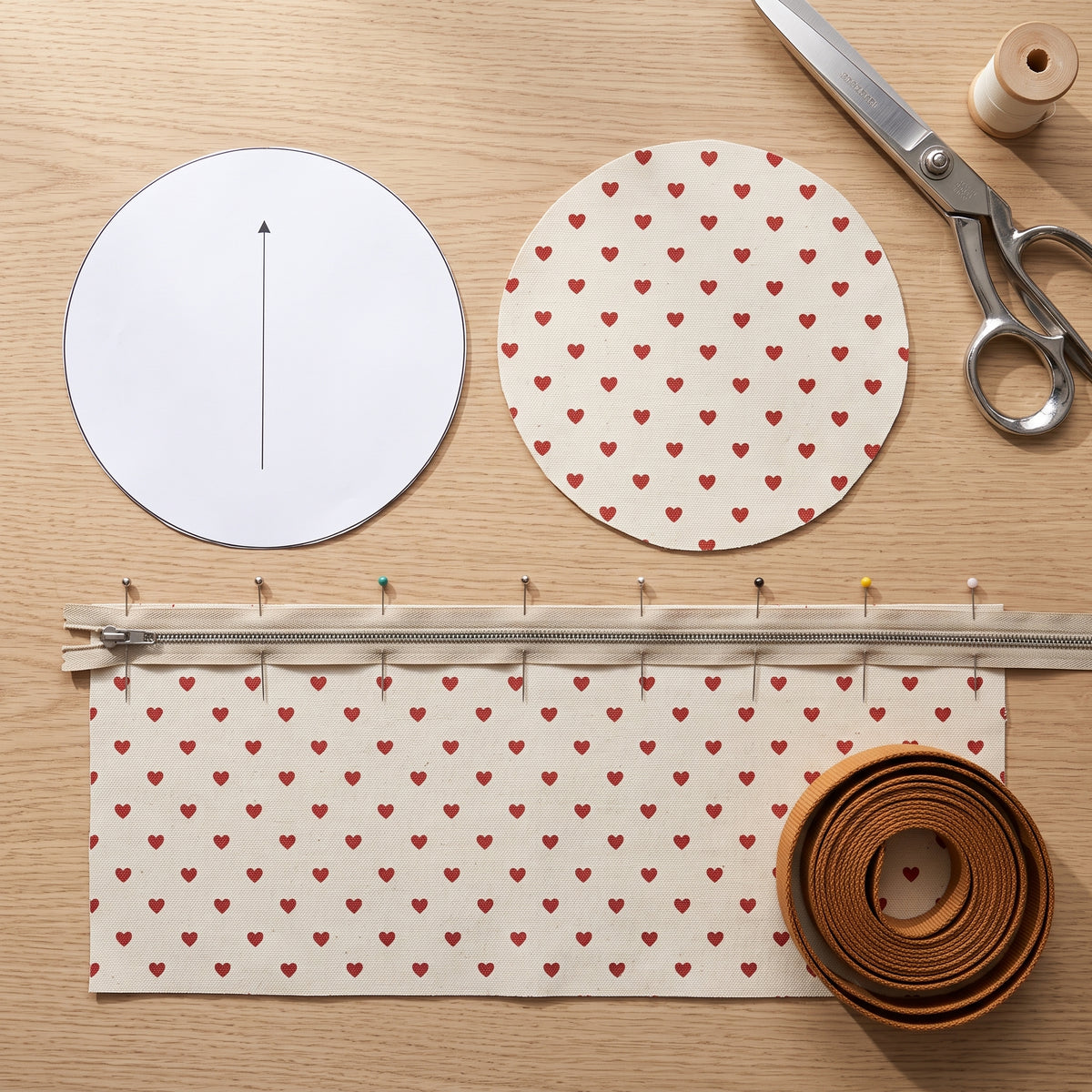 Sweetheart Duffle Bag Sewing Pattern PDF | Holdall | Cutting List