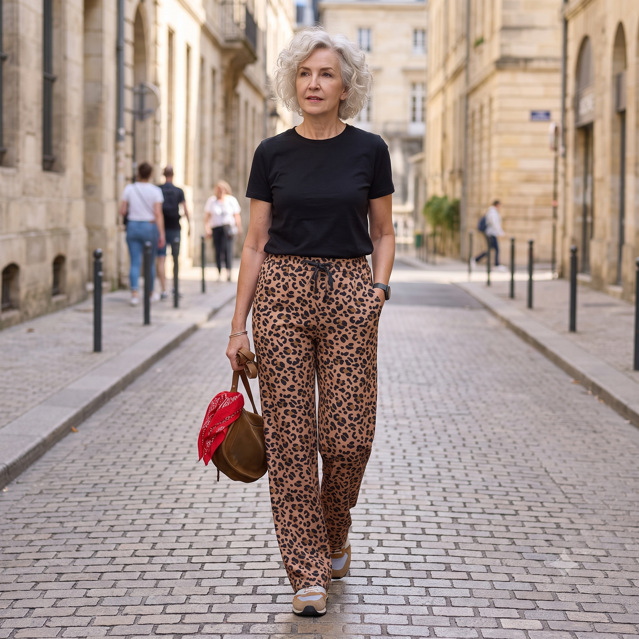 ÉTINCELLE Trousers Sewing Pattern PDF, Pleated Straight Leg Pants, Elastic Waist Trousers, Low Mid Rise, Video Tutorial, Bilingual FR/EN, Sizes 32–52