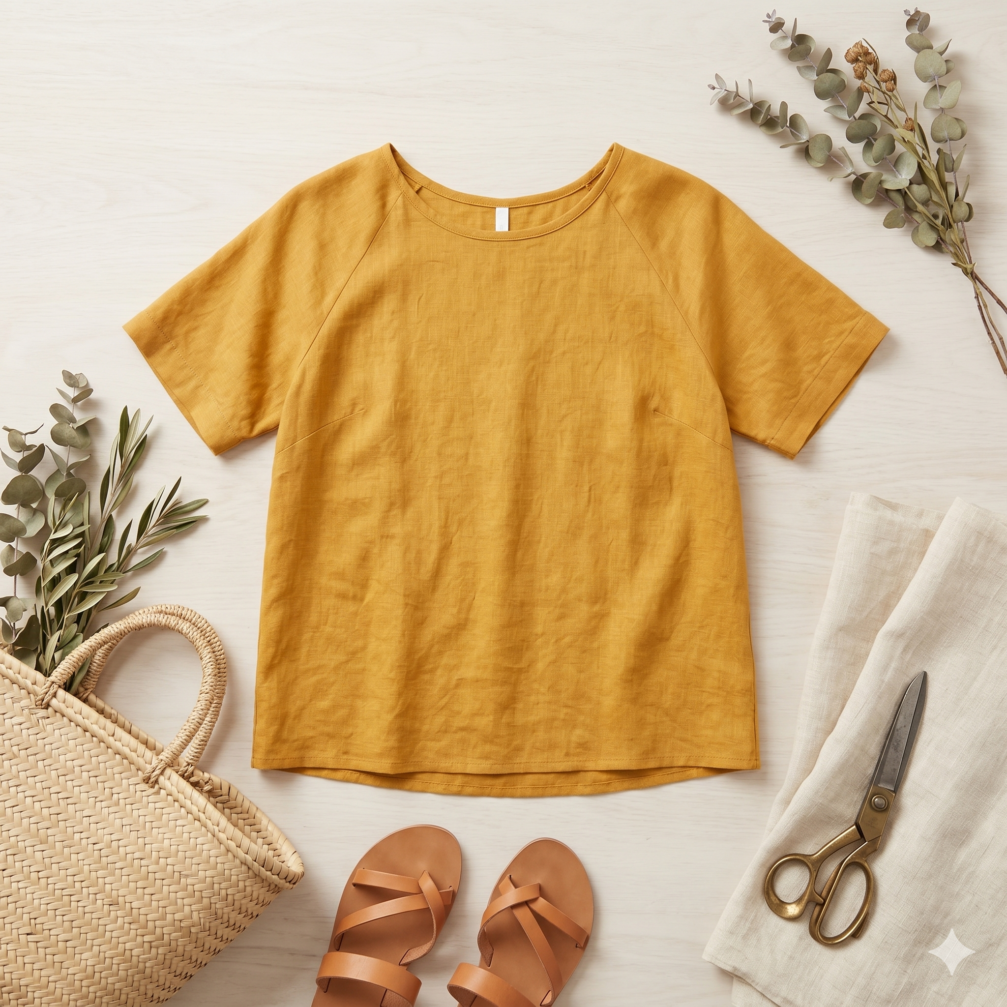 Easy Raglan Sleeve Blouse Sewing Pattern | Casual Top PDF (Sizes 32-56)