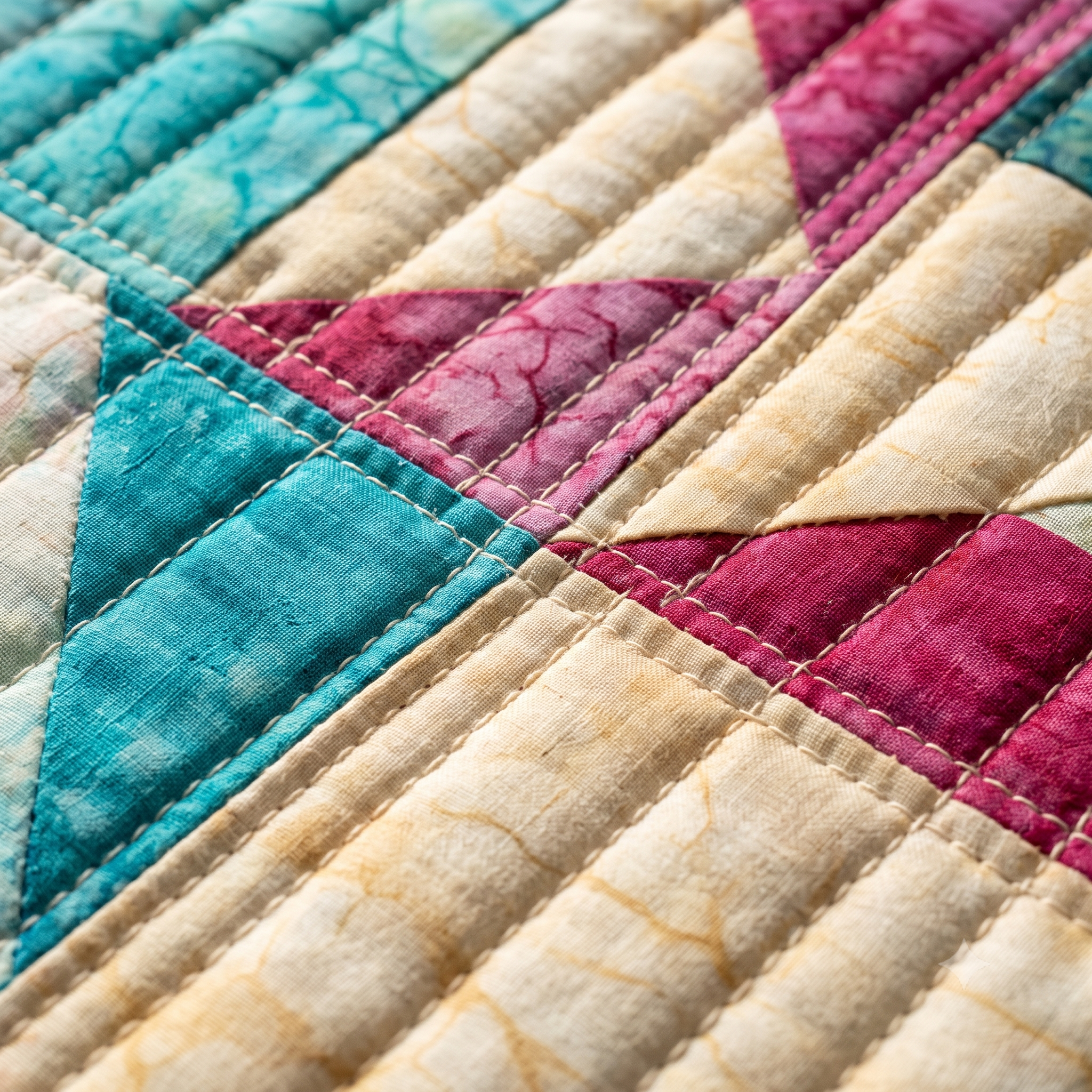 Enchanted Garden Quilt Pattern PDF | Modern Batik Quilt | Throw to King | Instant Download
