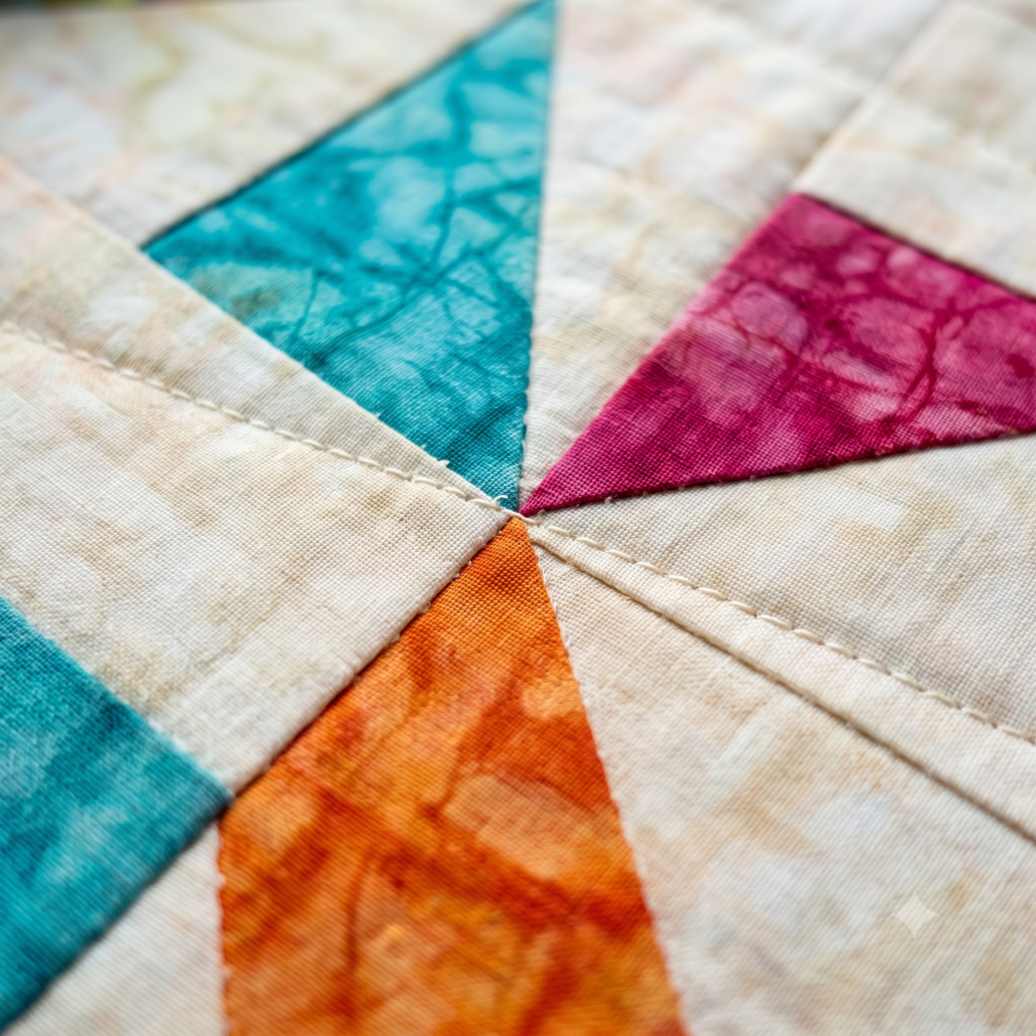 Enchanted Garden Quilt Pattern PDF | Modern Batik Quilt | Throw to King | Instant Download