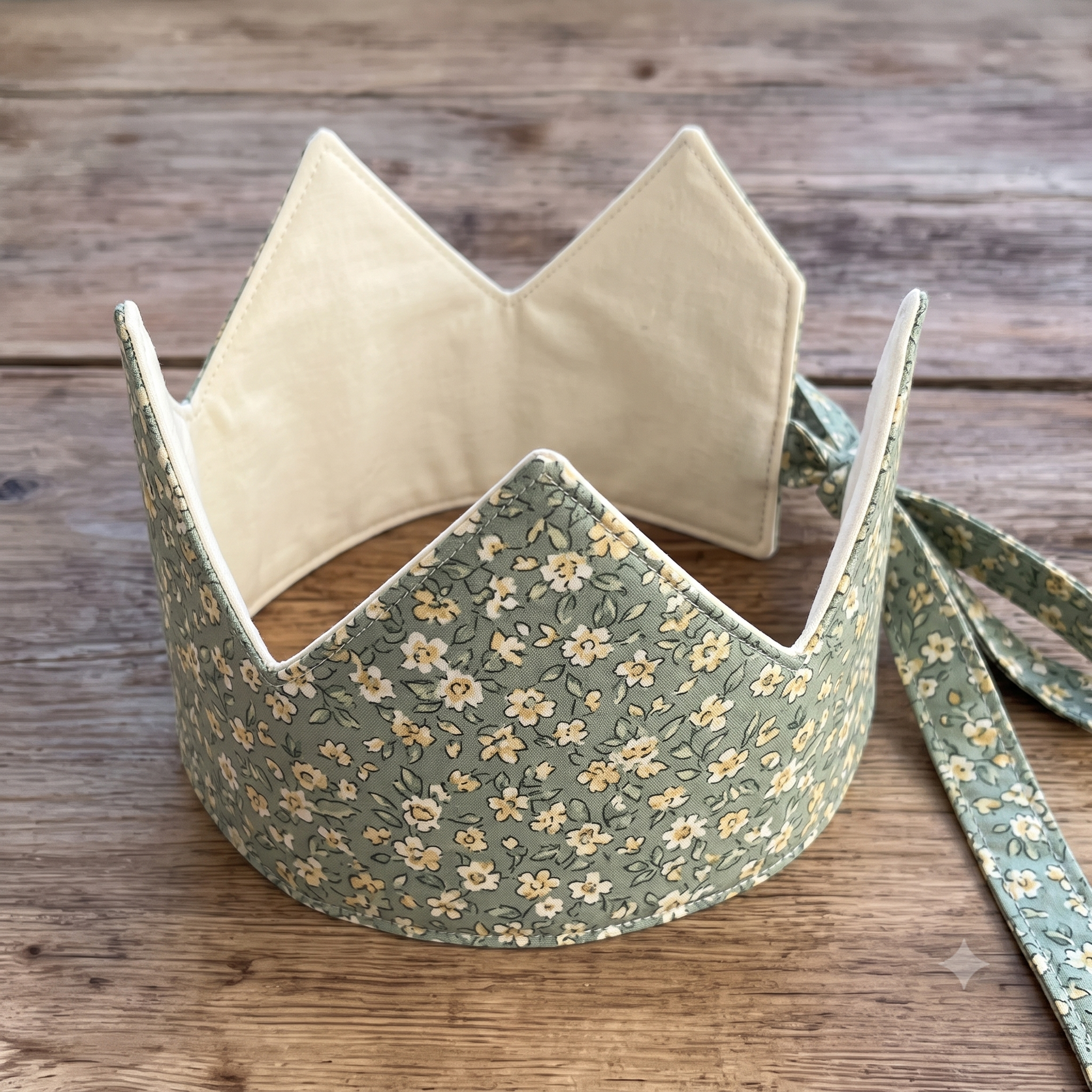 Fabric Crown Sewing Pattern PDF | Reversible Kids Birthday Crown | Beginner Sewing Project | Dress Up Crown Tutorial | Instant Download