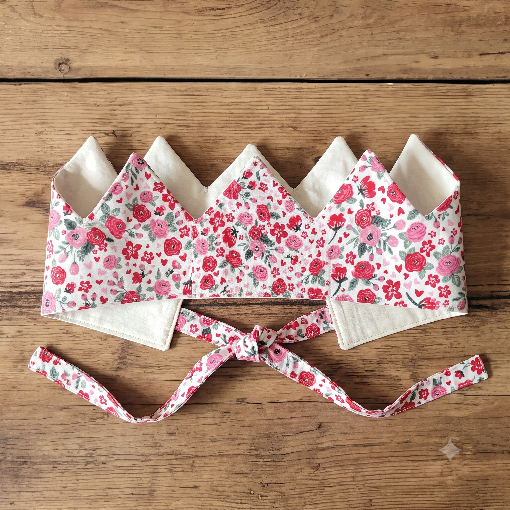 Fabric Crown Sewing Pattern PDF | Reversible Kids Birthday Crown | Beginner Sewing Project | Dress Up Crown Tutorial | Instant Download