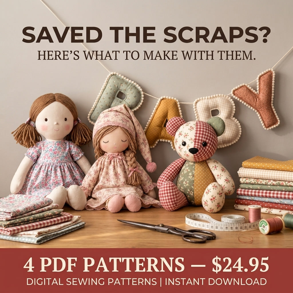 The Handmade Keepsake Collection – 4 PDF Sewing Patterns