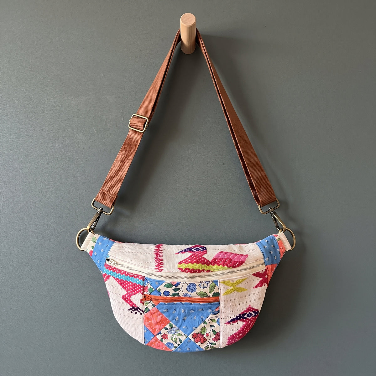 Belt Bag Sewing Pattern PDF | Fanny Pack & Bum Bag with Video Tutorial | 11 x 7 inch | A4 & US Letter, Easy