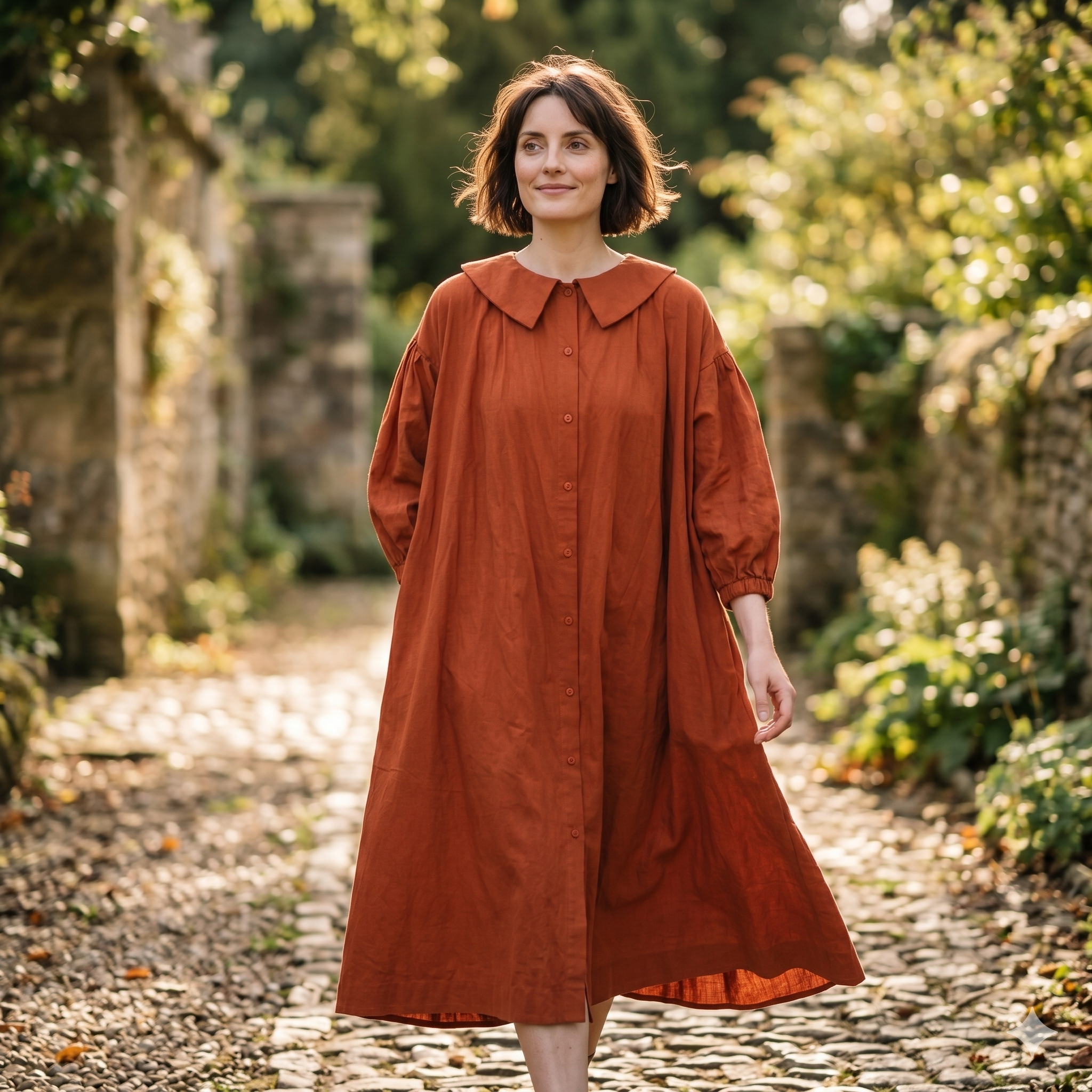 🍂 Oversized Smock Dress Sewing Pattern
