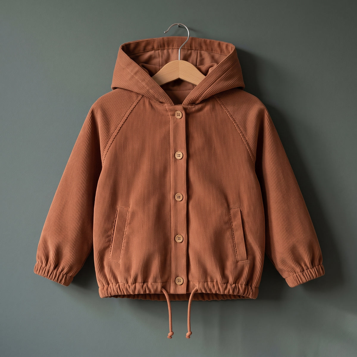 Kids Hooded Jacket Sewing Pattern PDF | 2 Lengths, Raglan Sleeves | 8 Sizes 80-150 cm | A4, A0 & Projector