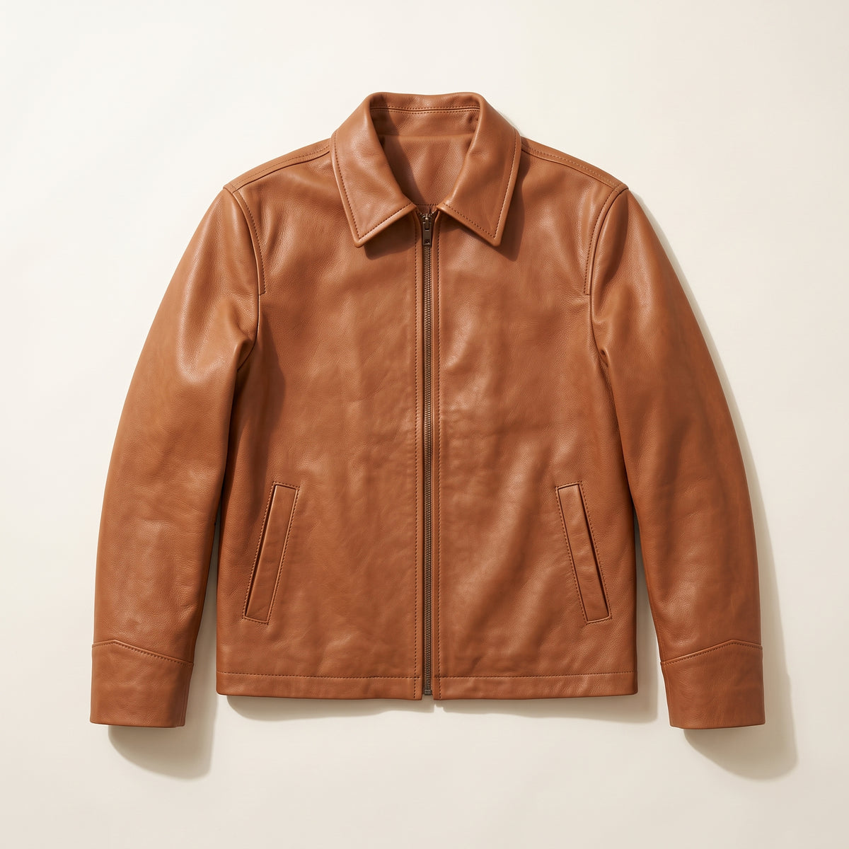 Leather Jacket Sewing Pattern PDF | Unisex Zip Front Jacket for Faux or Real Leather | Sizes XS-2XL | A0 & A4 Download