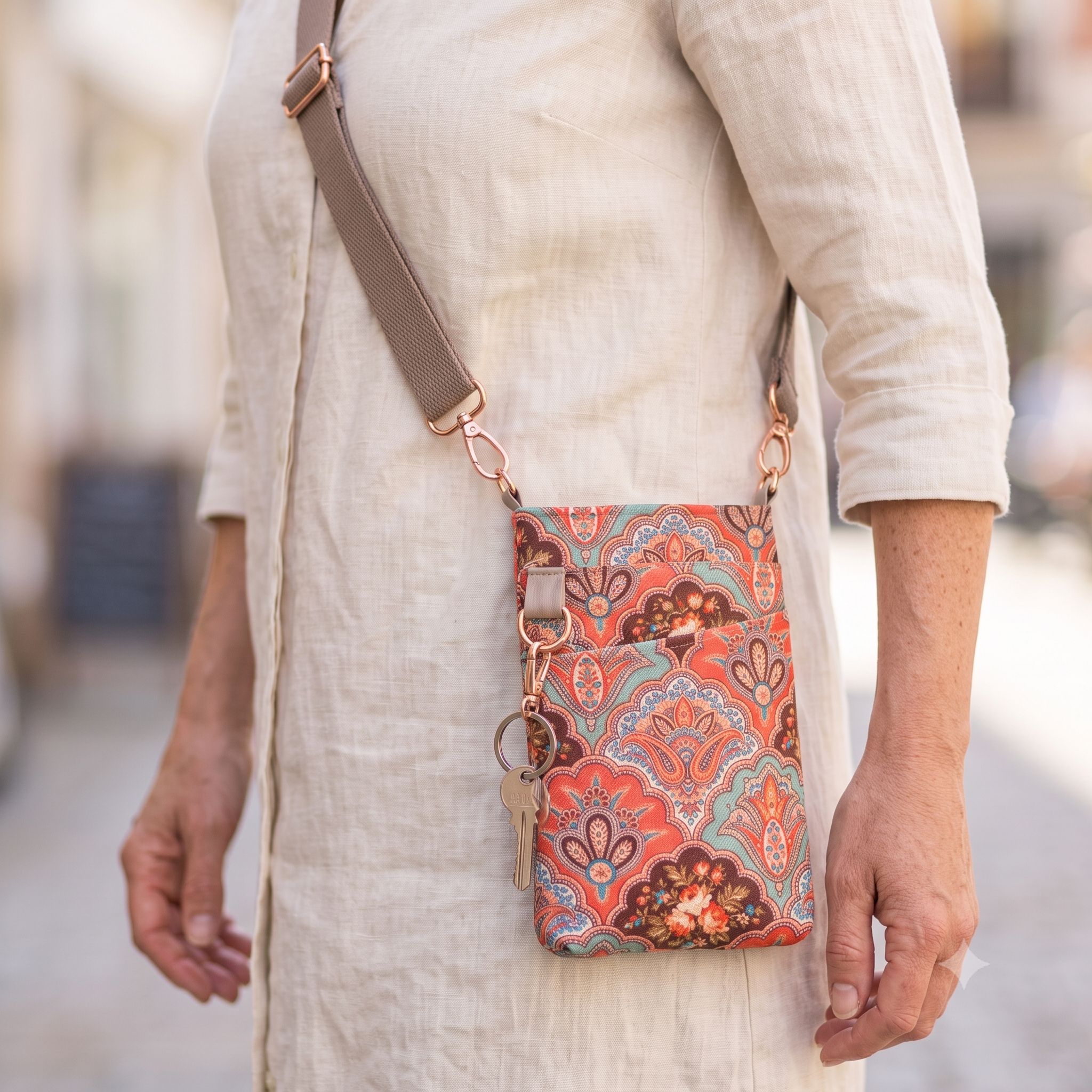 Phone Sling Bag PDF Sewing Pattern | Crossbody Phone Purse with Pocket | Beginner Bag Pattern | Instant Download A4 US Letter