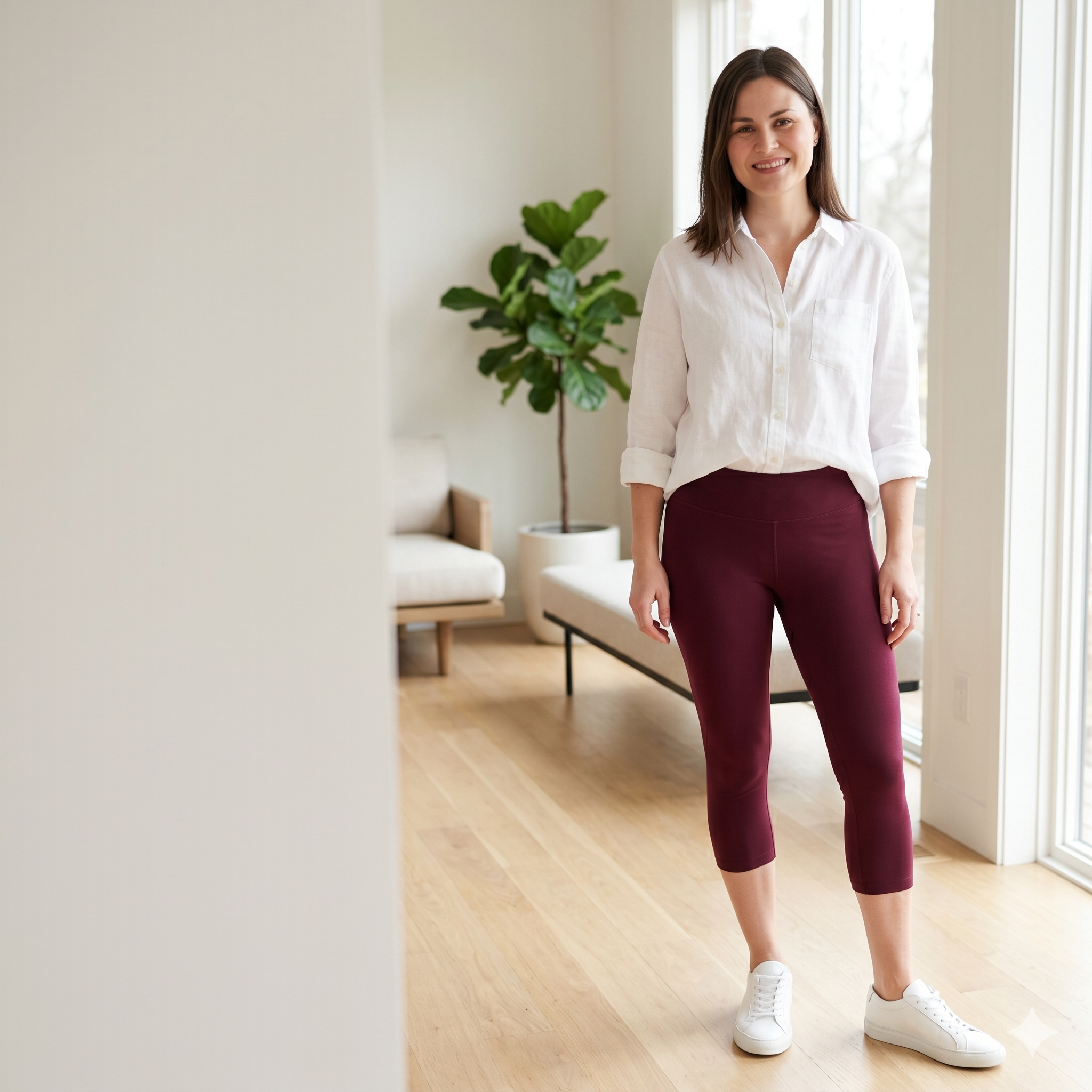 Low-rise Capri Legging -Sewing Pattern Pdf