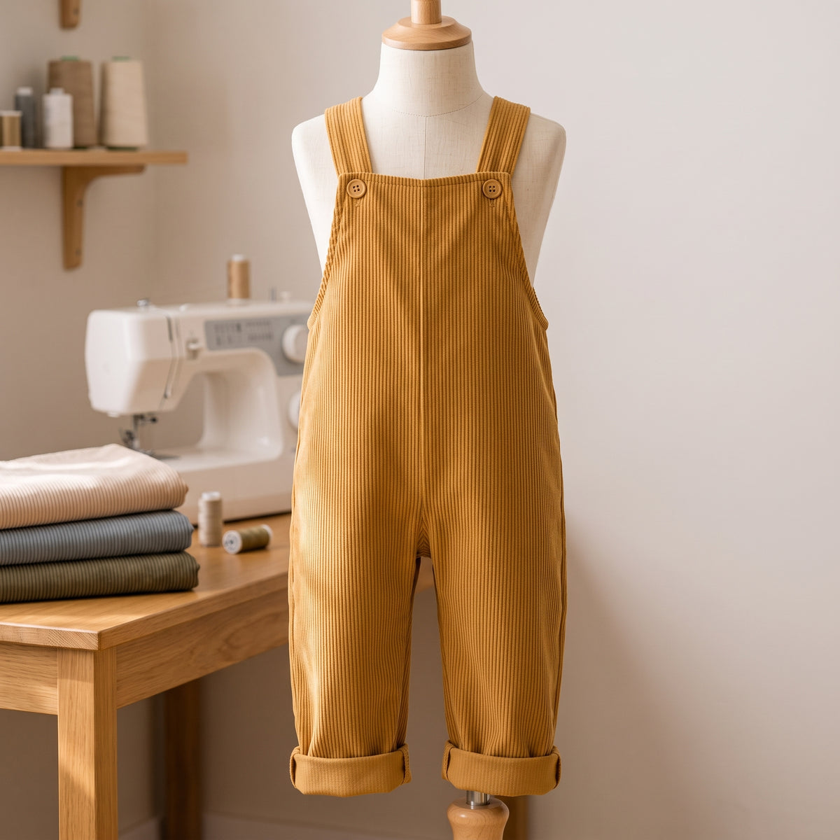 Kids Dungarees Sewing Pattern PDF | Baby & Toddler Overalls, 6 Months to 10 Years | 9 Sizes | A4, US Letter & A0