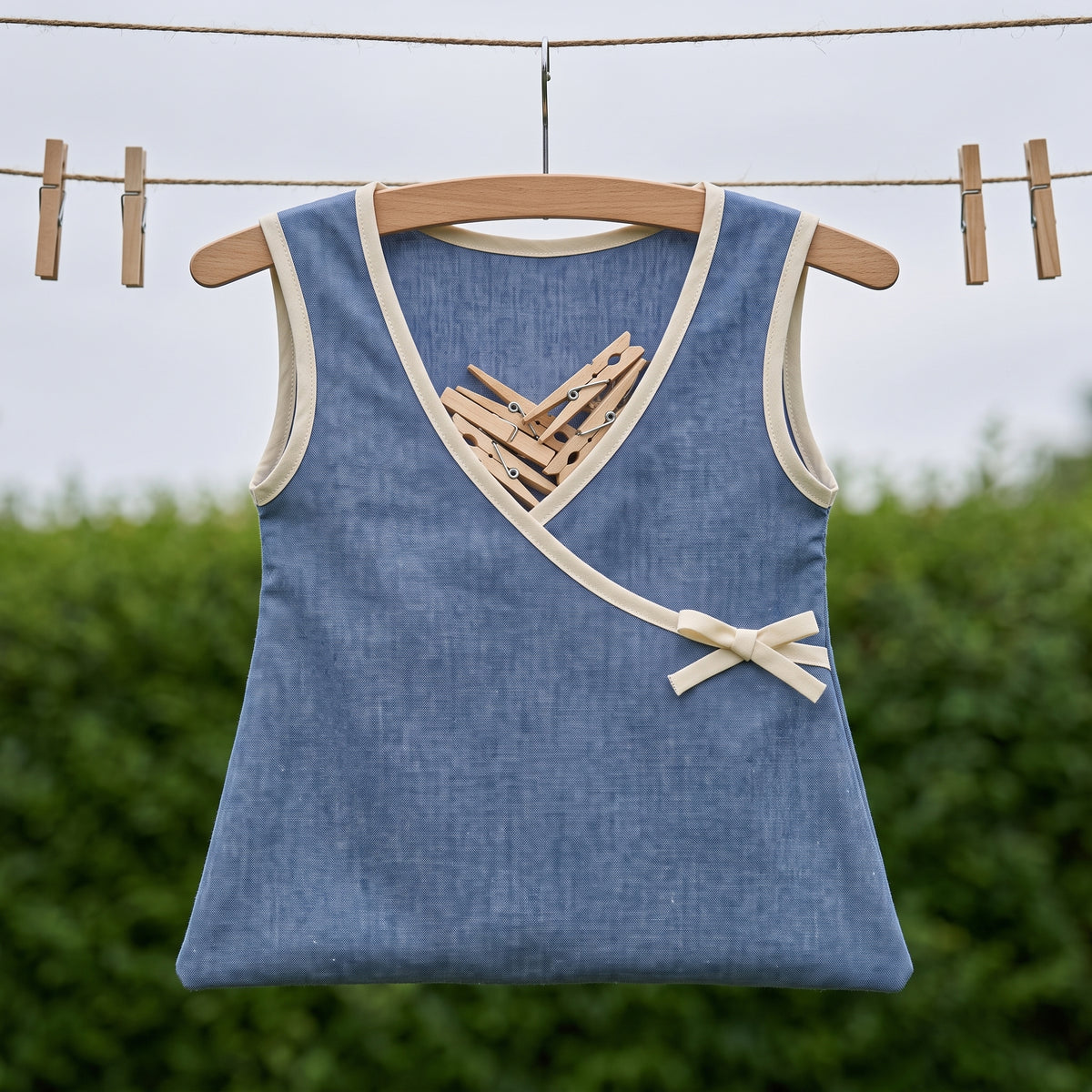 Peg Bag Sewing Pattern PDF | Clothespin Bag Dress | Hanging Storage for Pegs, Socks & Carrier Bags | Beginner