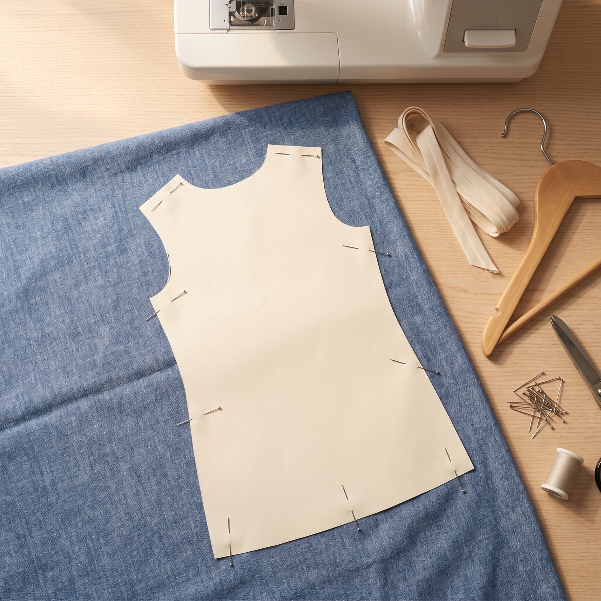 Peg Bag Sewing Pattern PDF | Clothespin Bag Dress | Hanging Storage for Pegs, Socks & Carrier Bags | Beginner