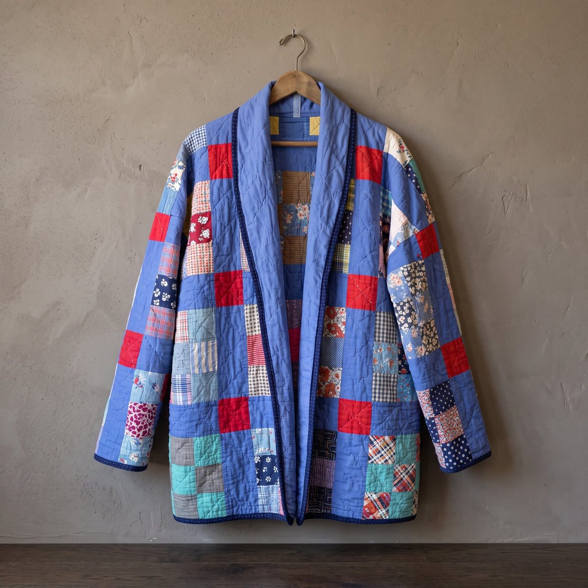Quilt Coat Pattern – Upcycle an Old Quilt or Piece Your Own, Boxy Open Jacket, Women, PDF Download