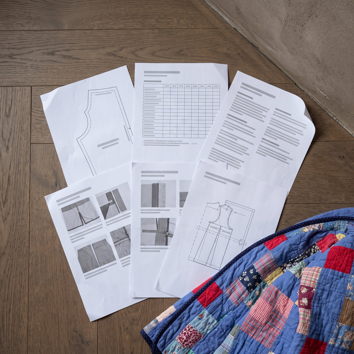 Quilt Coat Pattern – Upcycle an Old Quilt or Piece Your Own, Boxy Open Jacket, Women, PDF Download