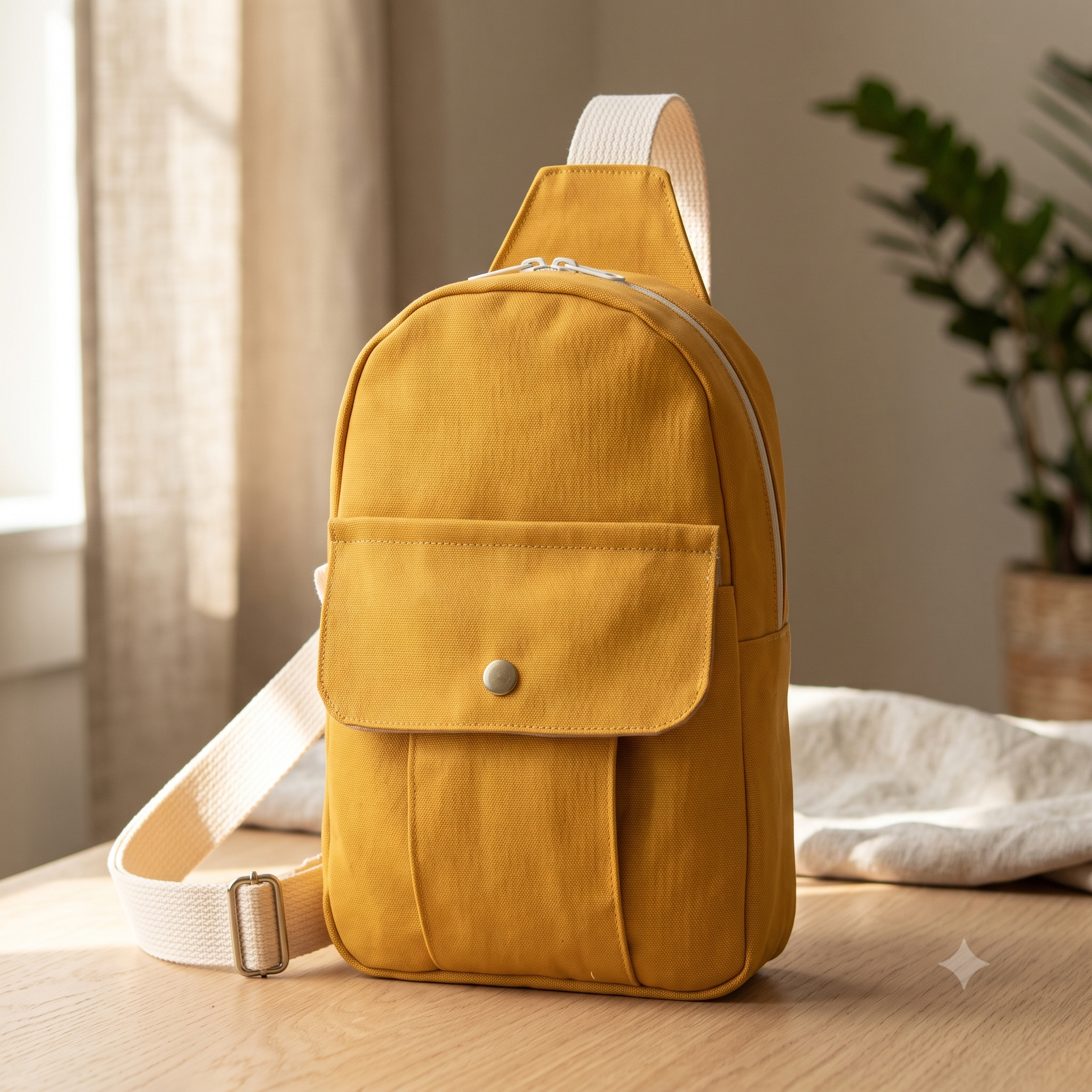 Sling Bag PDF Sewing Pattern, Crossbody Bag Pattern with 3 Pocket Options, Intermediate Bag Making Pattern, Instant Download