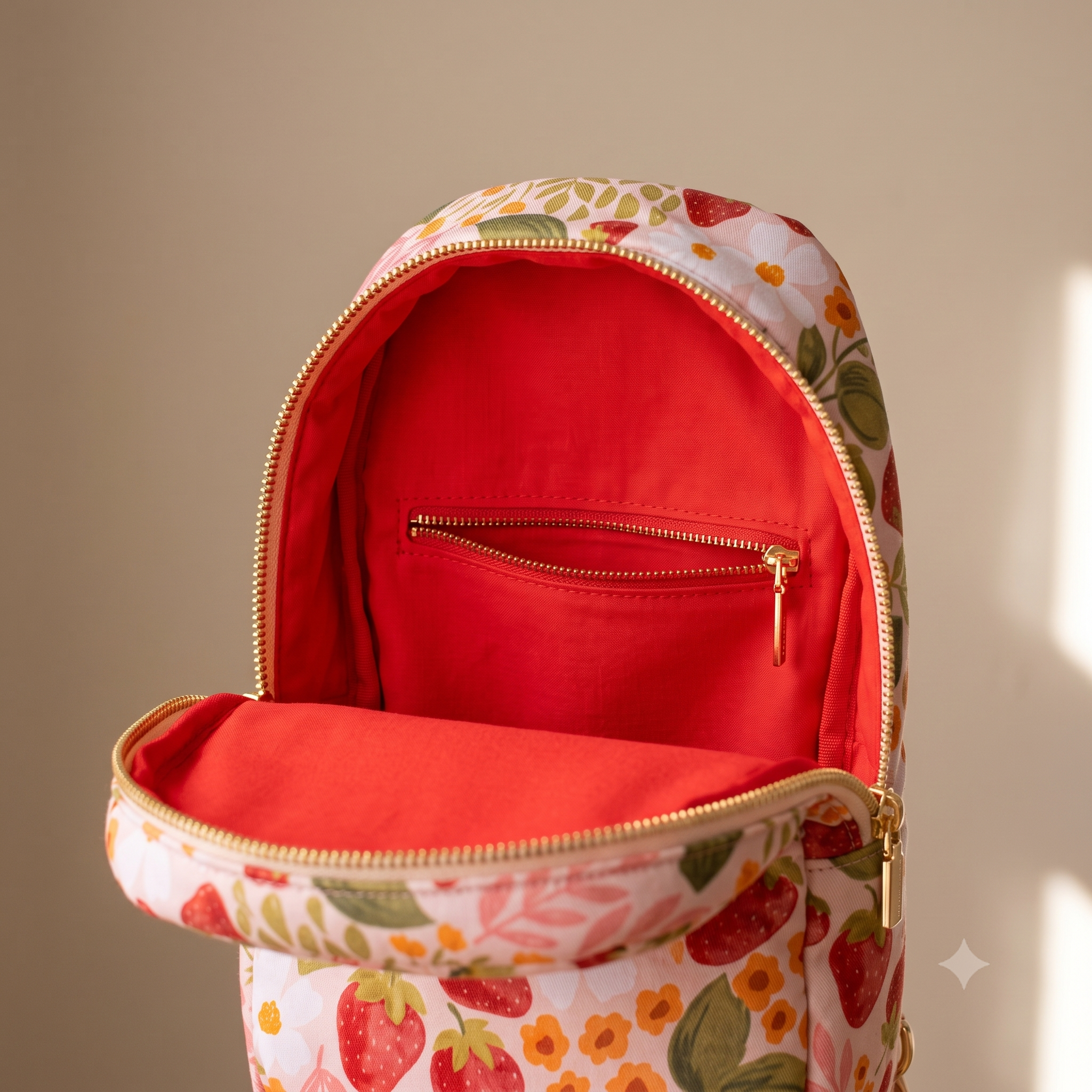 Padded Sling Bag PDF Sewing Pattern | Crossbody Sling Backpack | Front + Interior Zip Pockets, Convertible Strap | Beginner Friendly