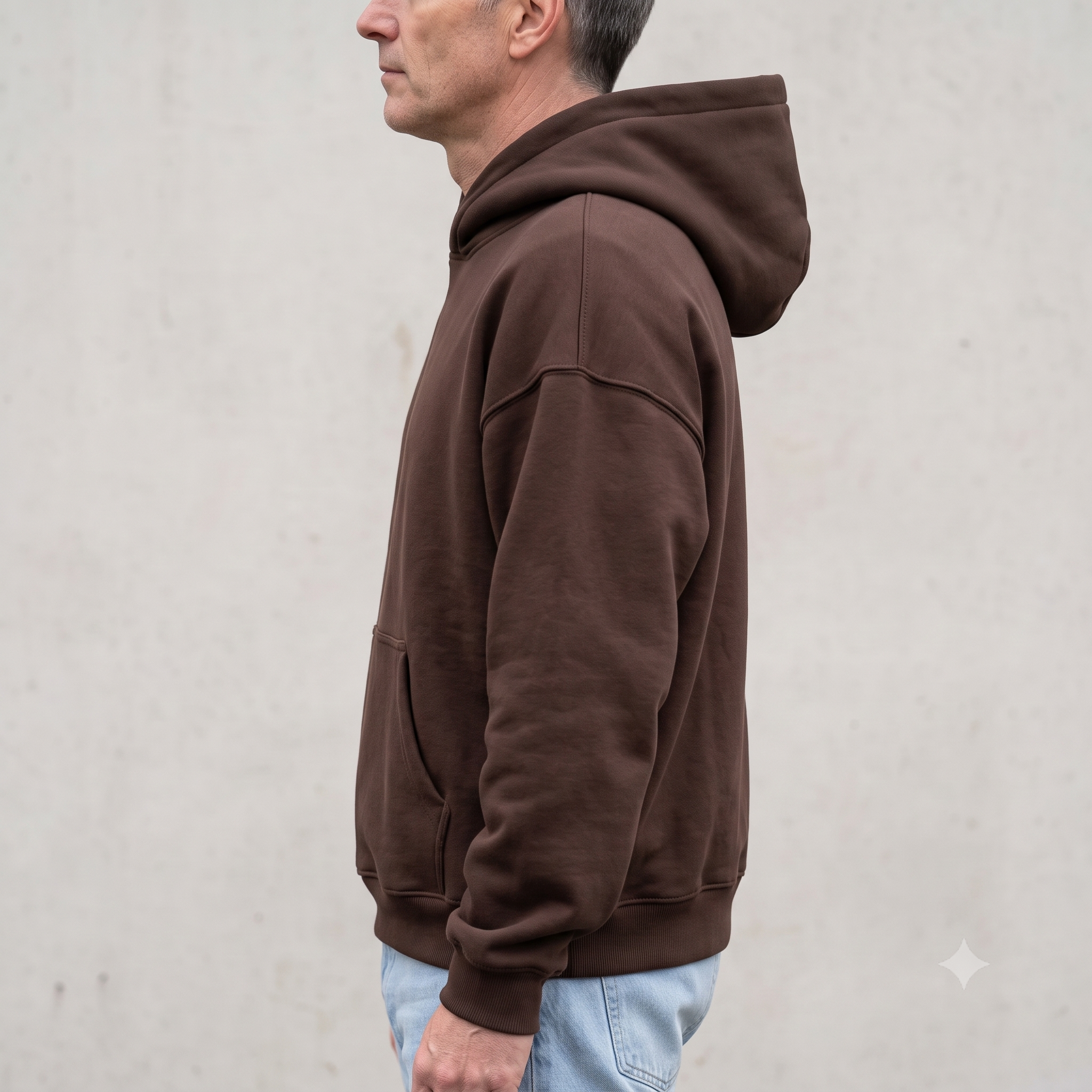 Oversized Hoodie Sewing Pattern PDF, Unisex Drop Shoulder Hoodie with Kangaroo Pocket, Sizes S to XXL, Beginner Friendly, Instant Download