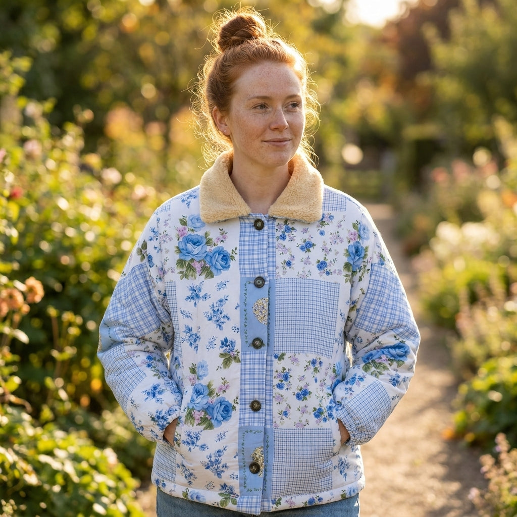 🧥 Patchwork Quilted Jacket Sewing Pattern