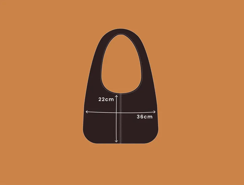Hobo Bag Sewing Pattern | One Size | Instant Download | Easy Digital PDF | Women's Handbag | Shoulder Bag | Sewing Gift