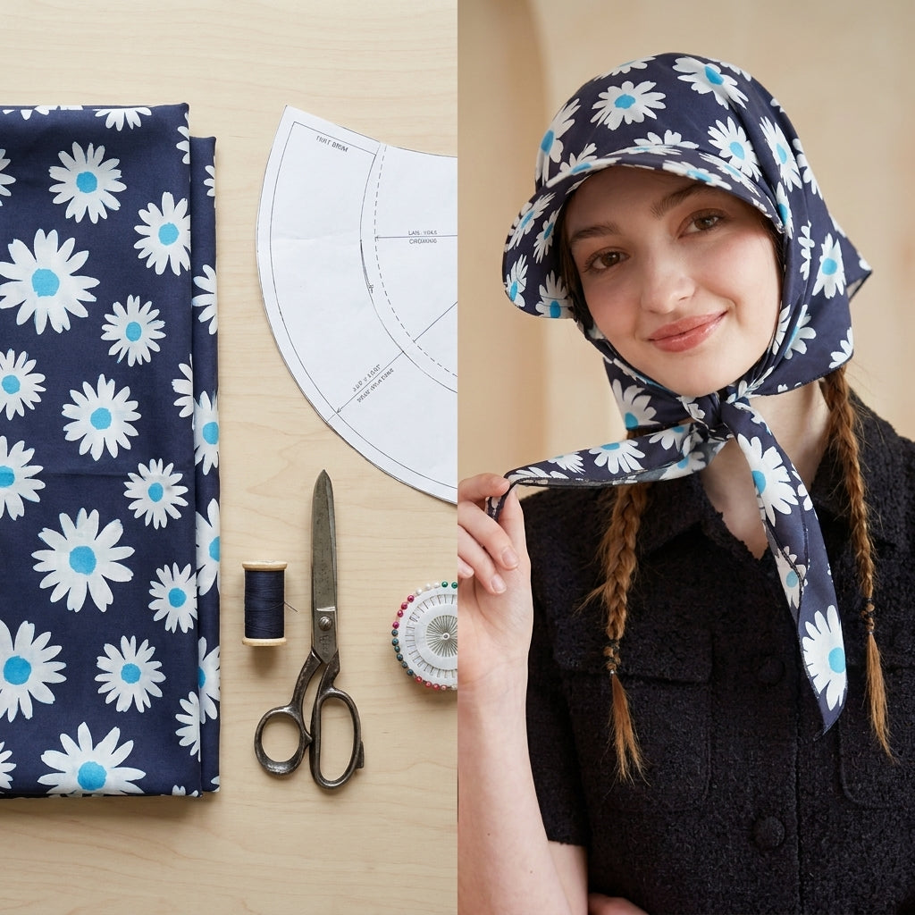 🌼 Tie Bonnet Hat Sewing Pattern