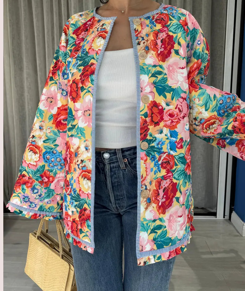 Quilted Jacket Beginner Sewing Pattern | Sizes XXS-XXL | Jacket Cardigan Pattern | INSTANT Download