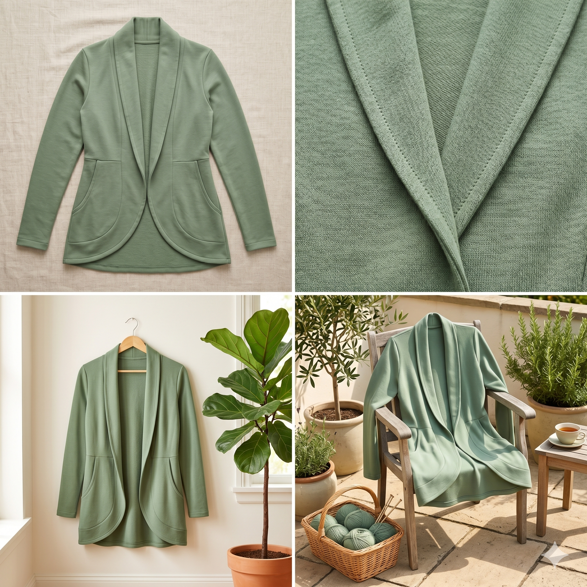 Cardigan Sewing Pattern: Beginner-Friendly PDF (Sizes XS-4XL)