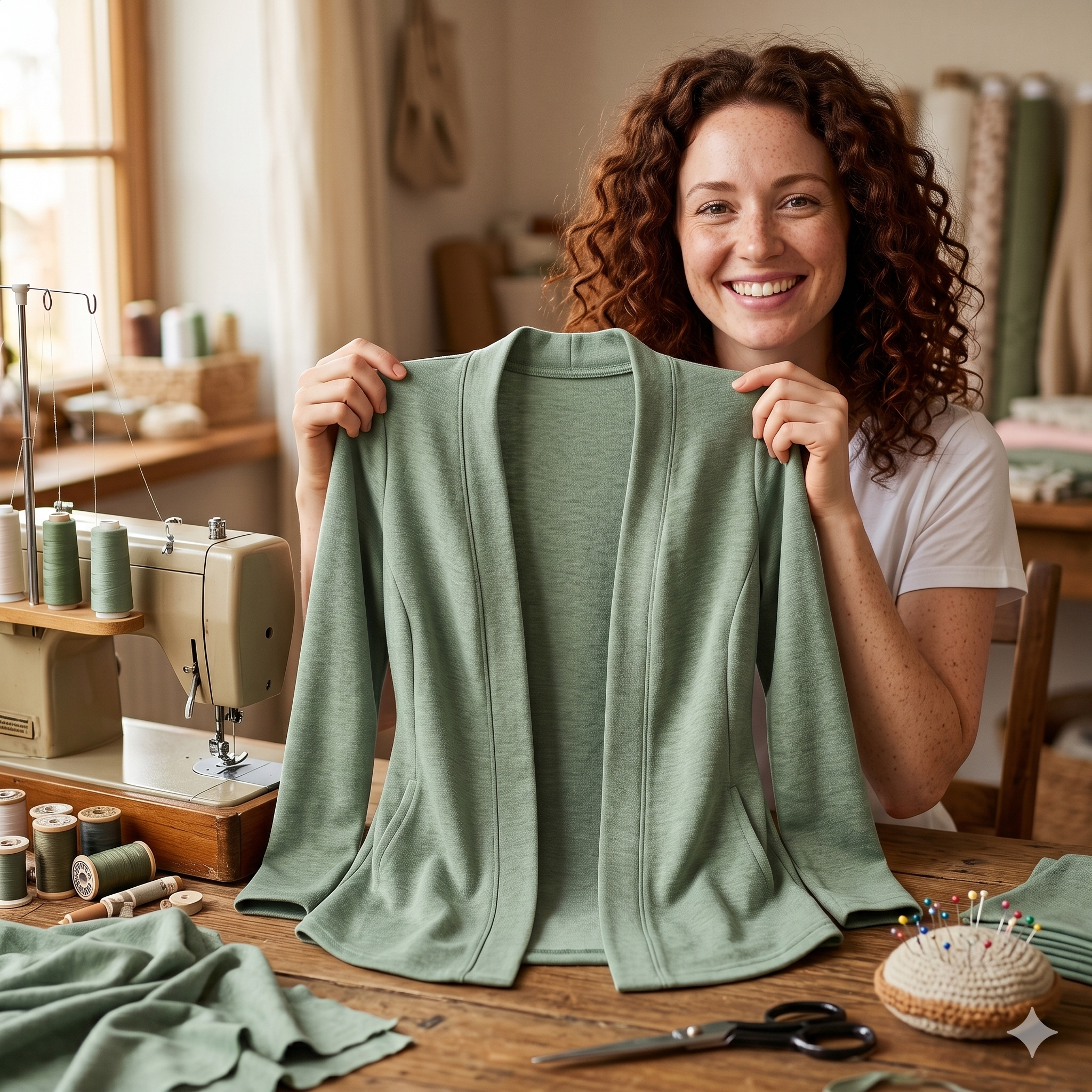 Cardigan Sewing Pattern: Beginner-Friendly PDF (Sizes XS-4XL)