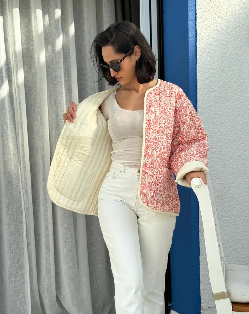 Quilted Jacket Beginner Sewing Pattern | Sizes XXS-5XL | Jacket Cardigan Pattern | INSTANT DOWNLOAD