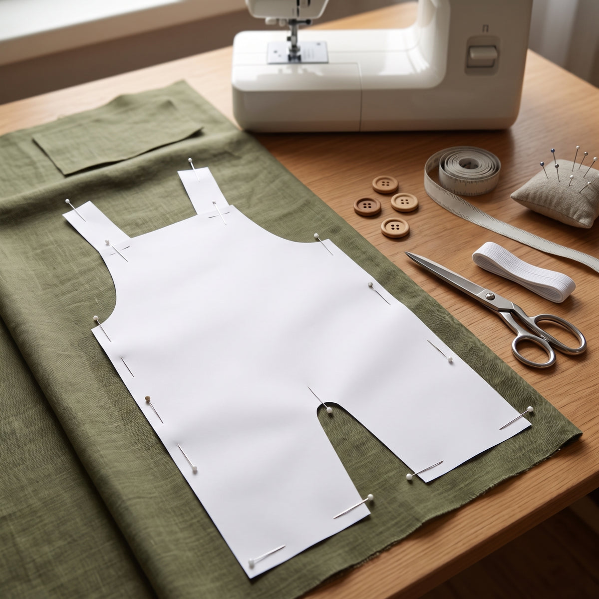 Baby Dungarees Sewing Pattern PDF | Toddler Overalls NB to 4Y | Adjustable Straps, Elastic Back | A0, A4 & US Letter Files