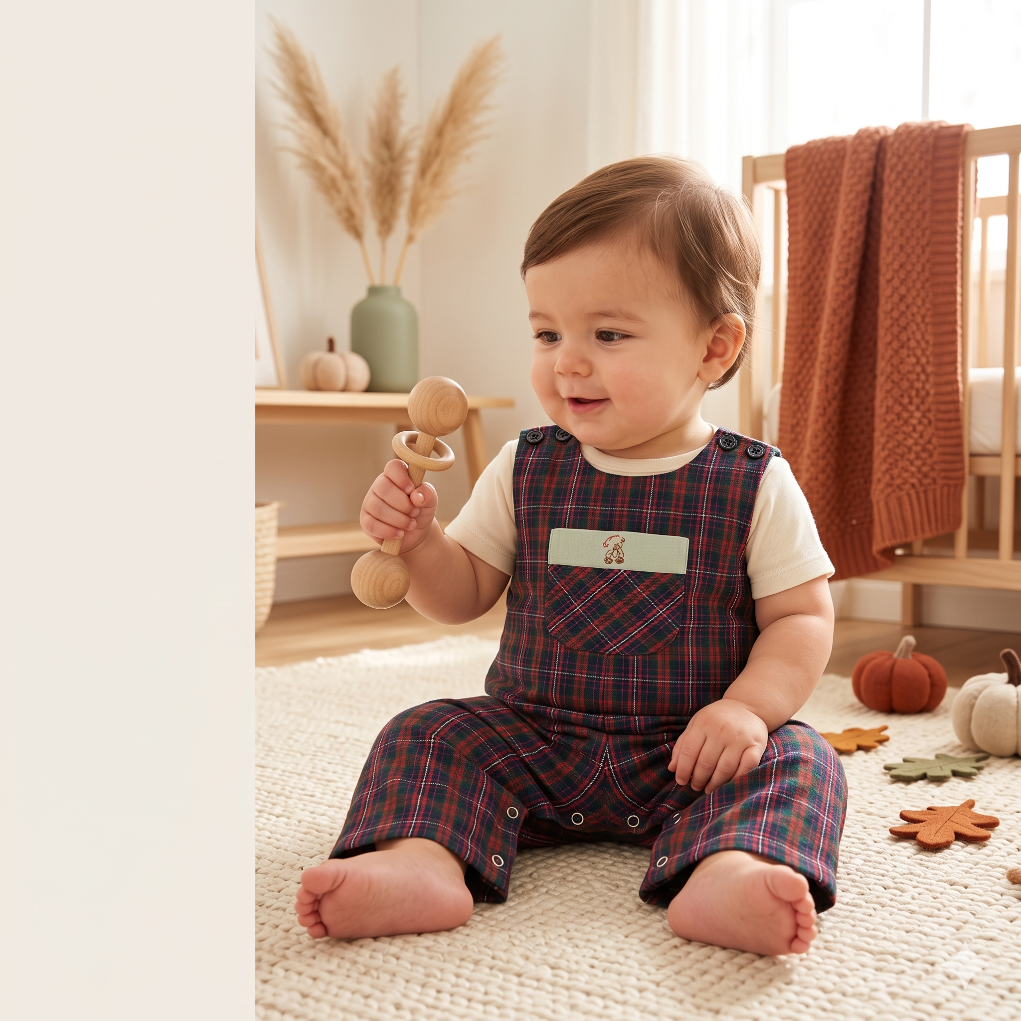 Baby Longall Romper — Sewing Pattern (PDF) | Classic Shoulder-Button Overall NB–4T