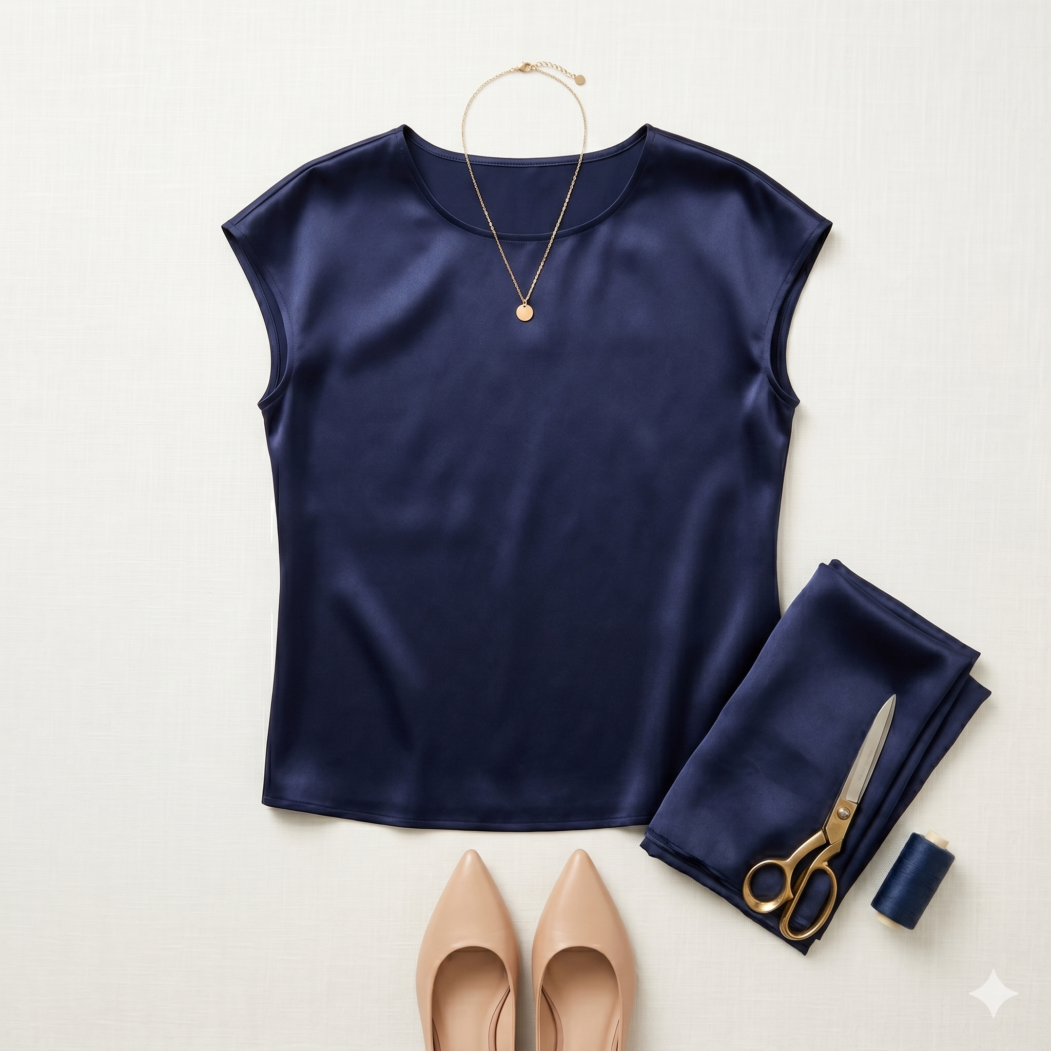 Basic woven cap sleeve t-shirt/blouse - Easy to sew PDF sewing pattern for women