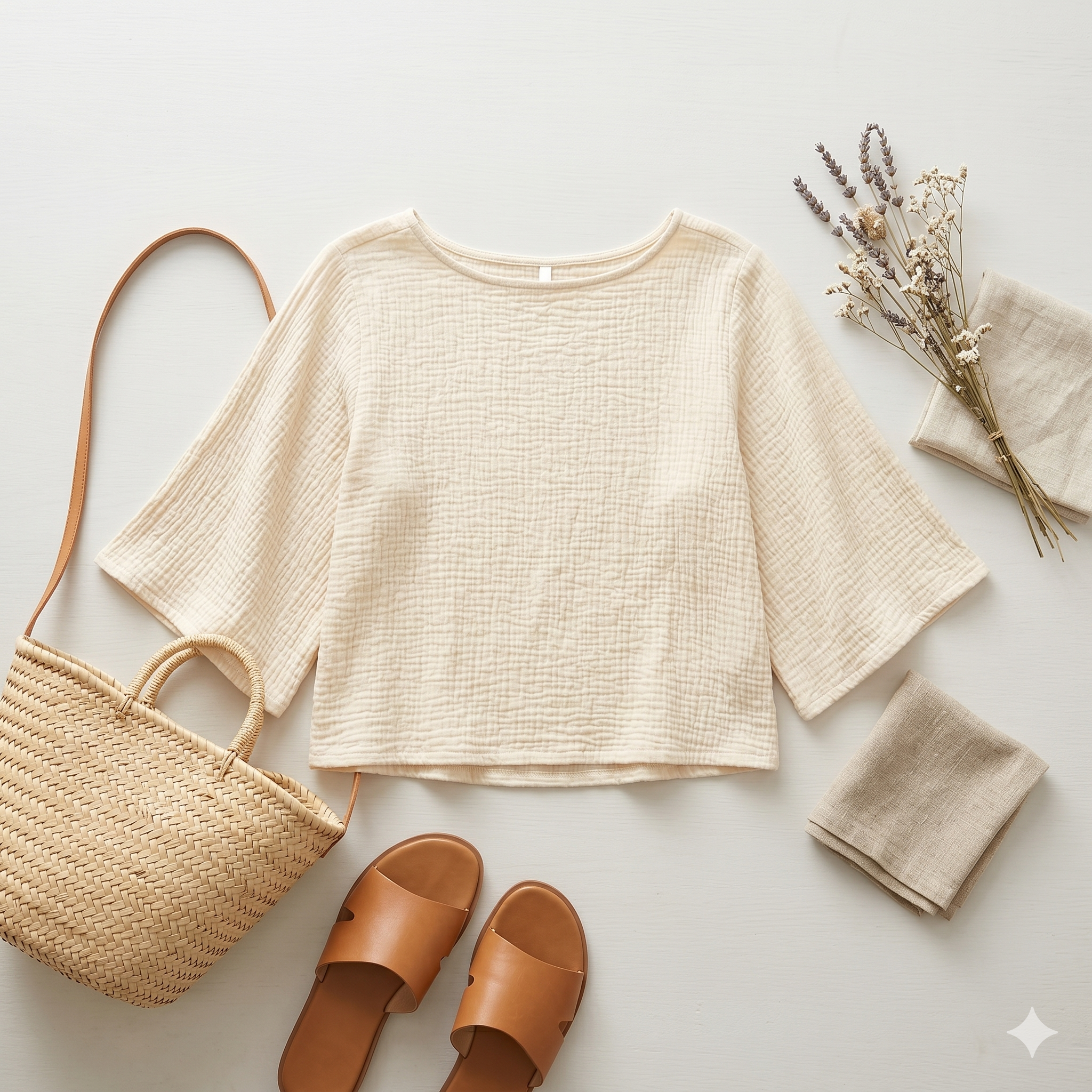 Oversized Boat Neck Blouse — Sewing Pattern (PDF) | Bell Sleeve Summer Top