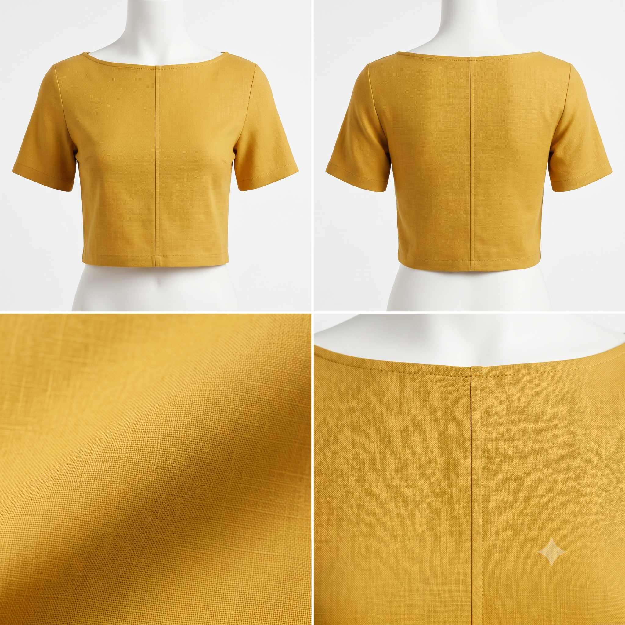 Boxy Crop Top Sewing Pattern PDF, Crop Top Pattern, Oversized Tee Pattern, Beginner Friendly Crop Top, Women's Top Pattern XXS–6XL, Instant Download