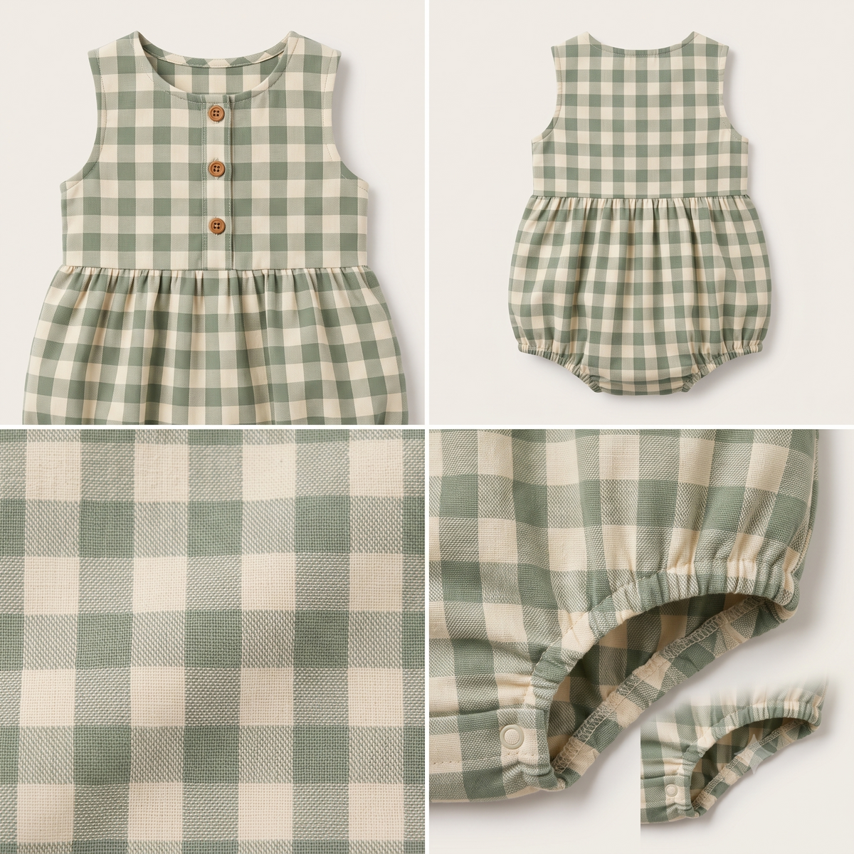 Baby Romper Sewing Pattern PDF, Bubble Baby Jumpsuit, Back Button Romper, Beginner Friendly, Boutique Baby Outfit, Sizes 3M–3T