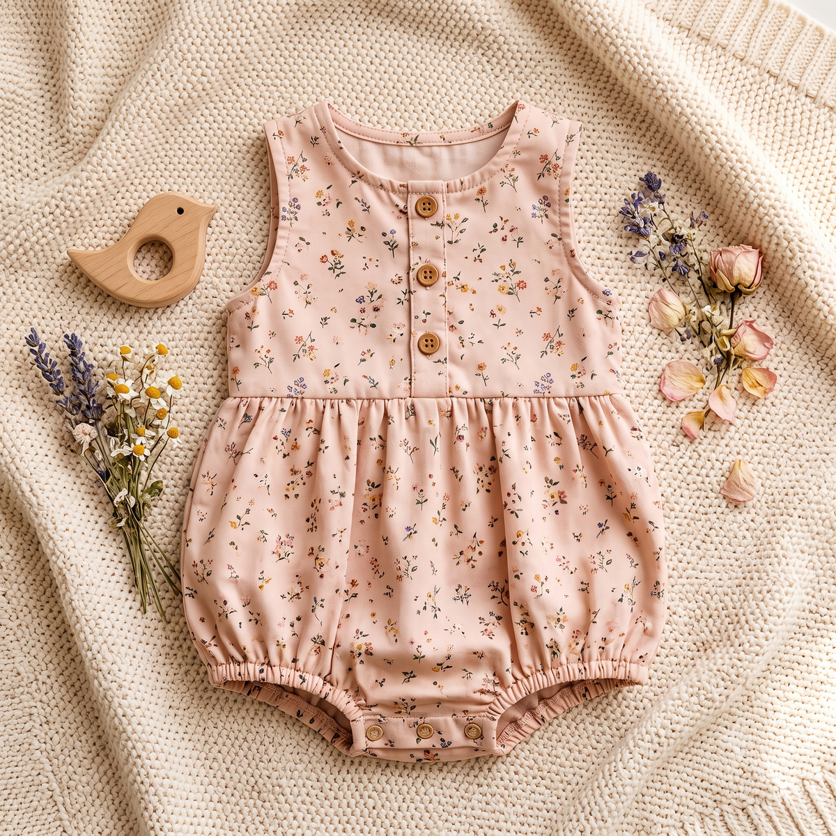 Baby Romper Sewing Pattern PDF, Bubble Baby Jumpsuit, Back Button Romper, Beginner Friendly, Boutique Baby Outfit, Sizes 3M–3T