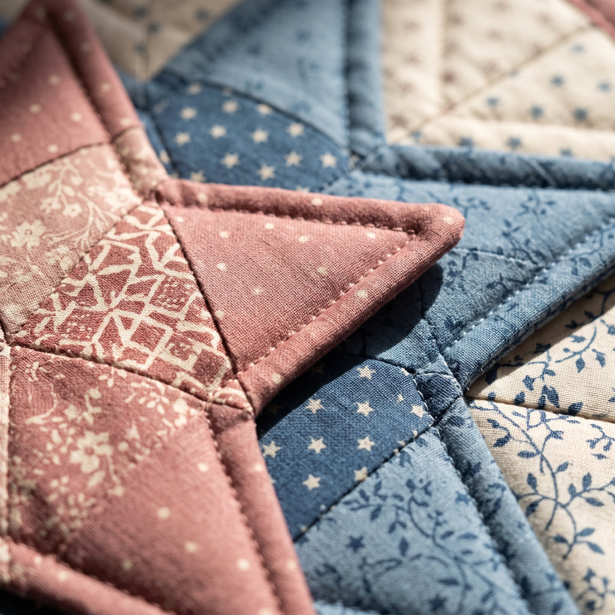 Snowman Door Hanger Sewing Pattern | Quilted Winter Star Wall Hanging, 18.5 inch | No Paper Piecing | 6 Colorways | PDF Download