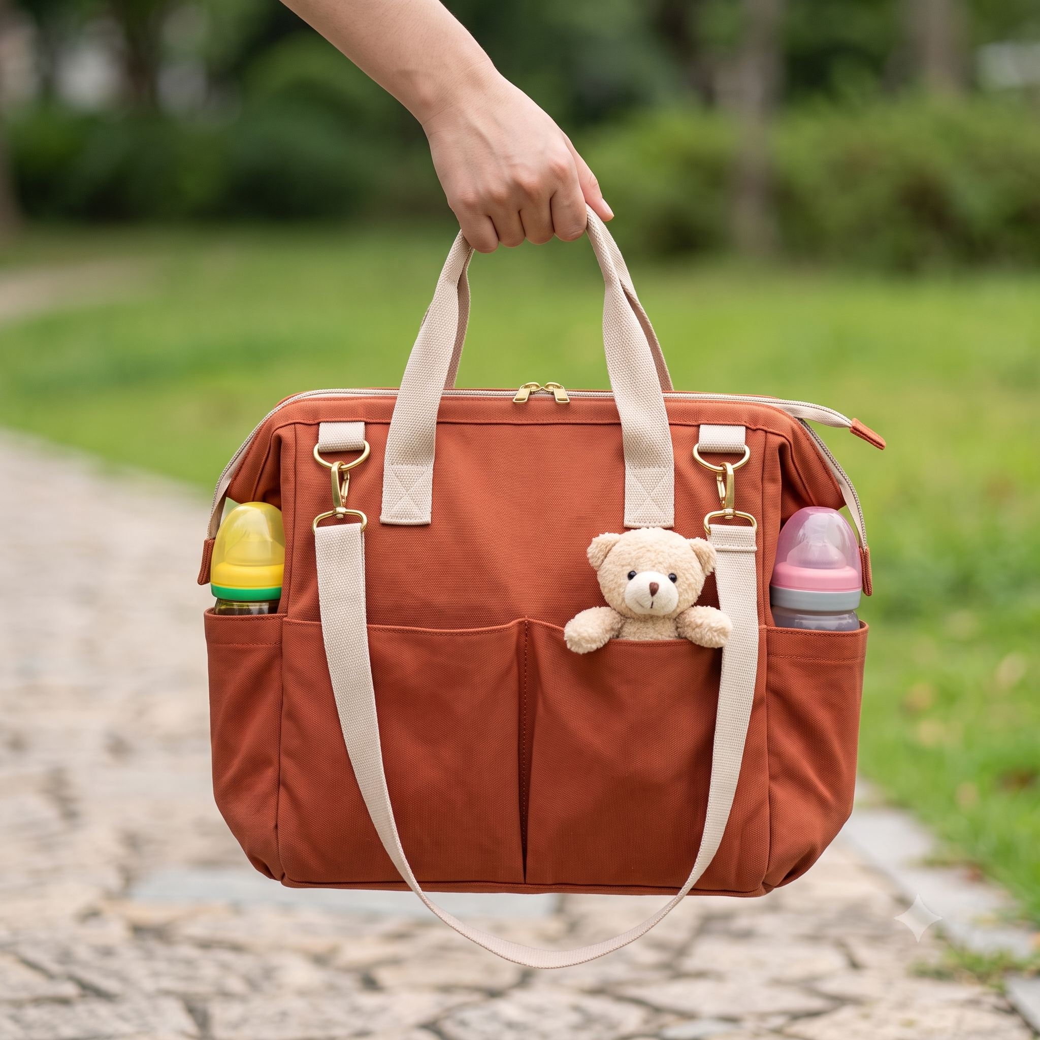 Diaper Bag — Sewing Pattern (PDF + Video) | Stroller Diaper Bag & Travel Tote