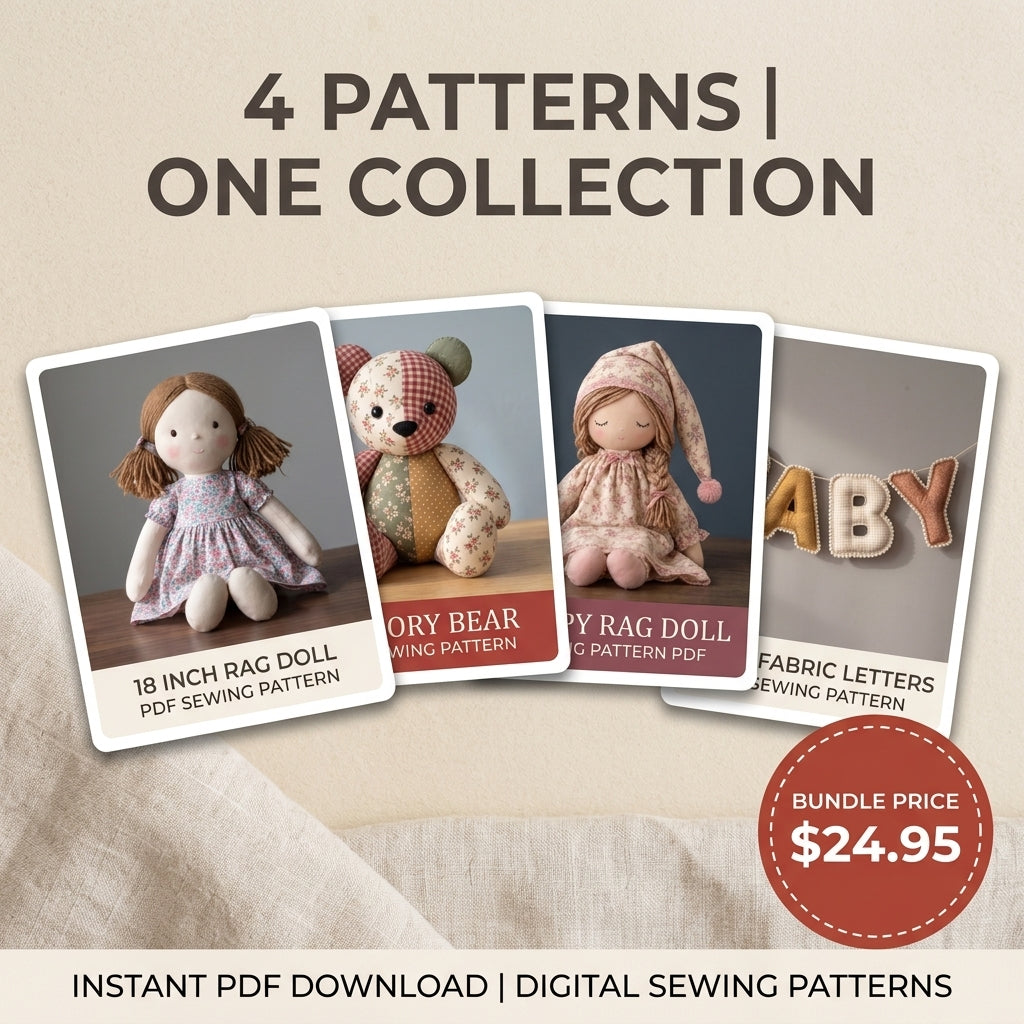 The Handmade Keepsake Collection – 4 PDF Sewing Patterns