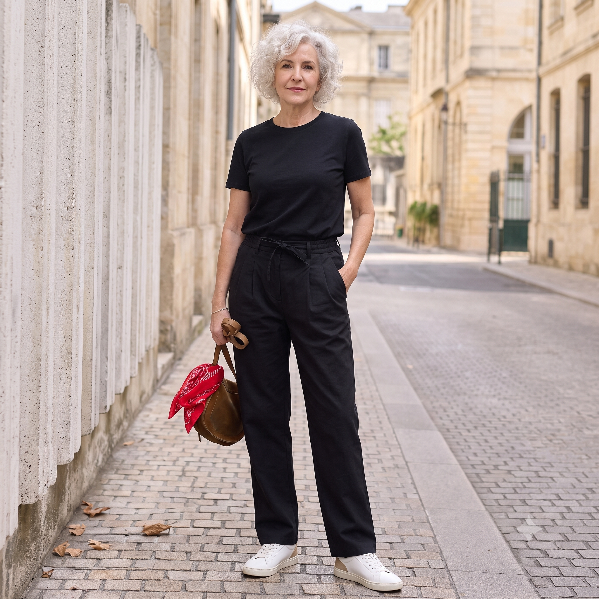 ÉTINCELLE Trousers Sewing Pattern PDF, Pleated Straight Leg Pants, Elastic Waist Trousers, Low Mid Rise, Video Tutorial, Bilingual FR/EN, Sizes 32–52