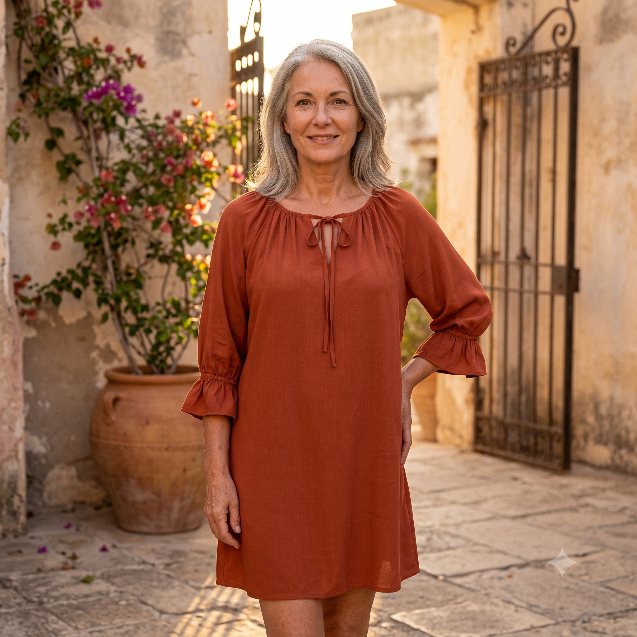 Blouse Dress Sewing Pattern PDF | Ella Boho Raglan Sleeve Top & Dress Pattern for Women, 3 Necklines, Beginner, Sizes XS-3XL, Instant Download