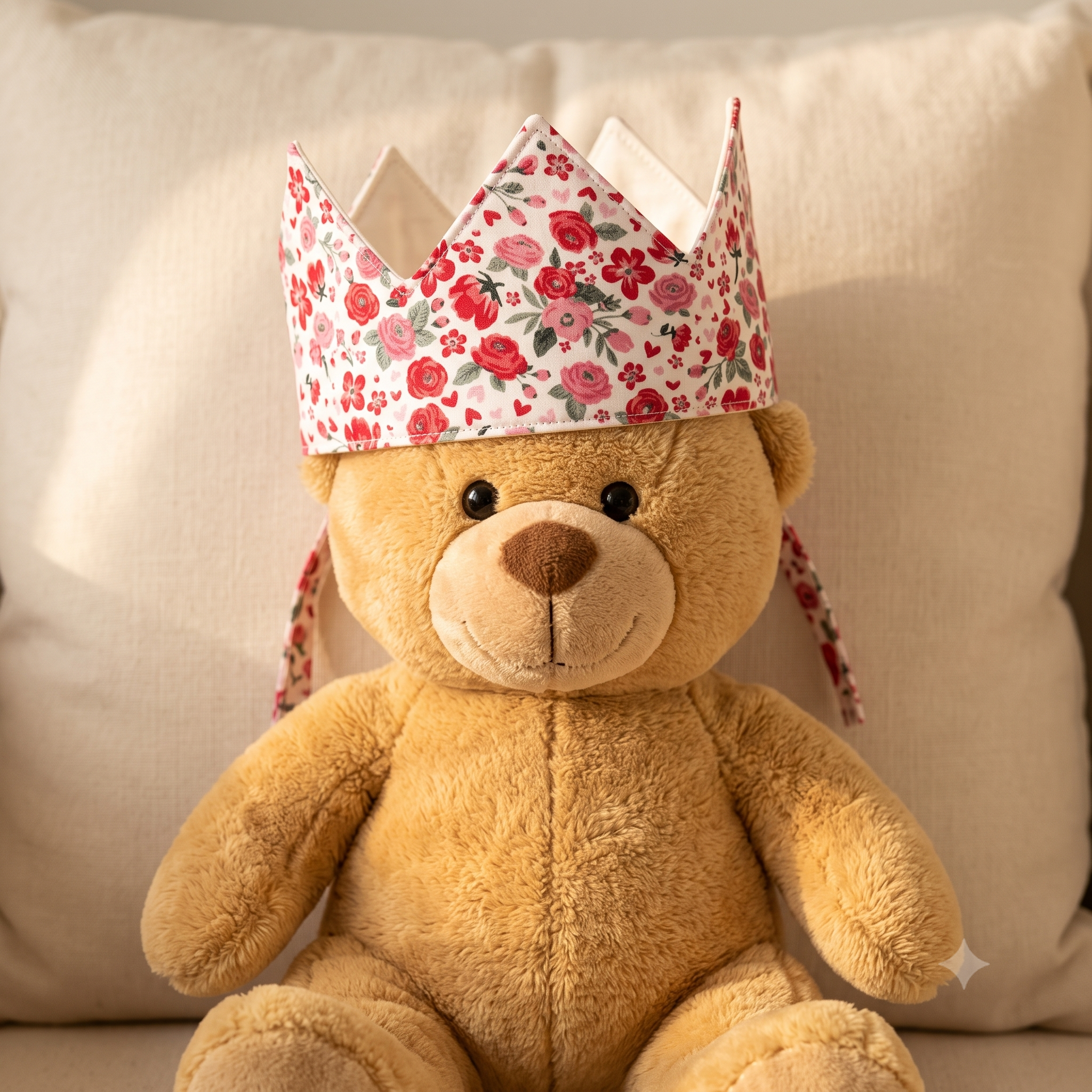 Fabric Crown Sewing Pattern PDF | Reversible Kids Birthday Crown | Beginner Sewing Project | Dress Up Crown Tutorial | Instant Download